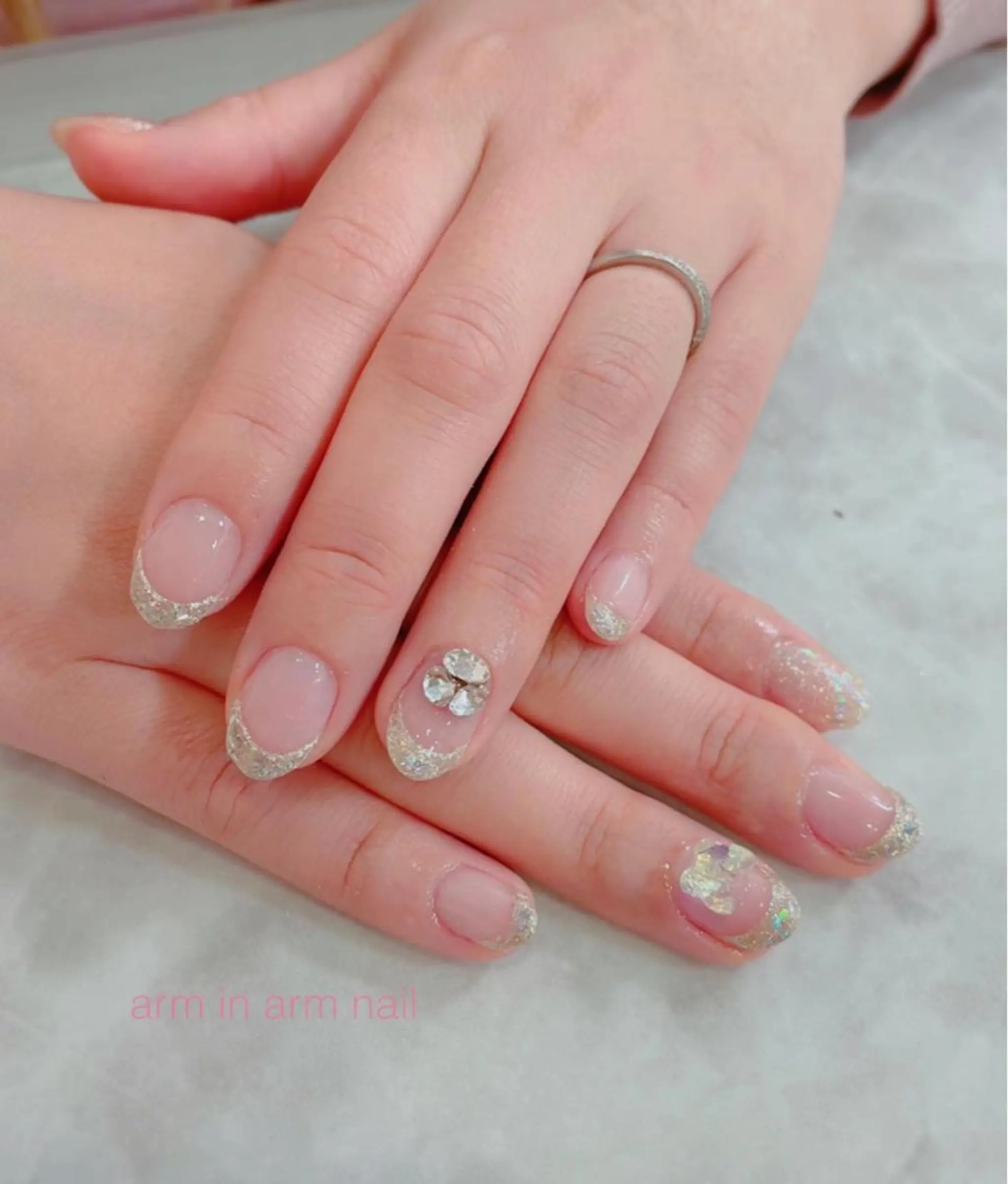 ネイル arm in arm ︎✿Yamamotoのマツエク・マツパデザイン