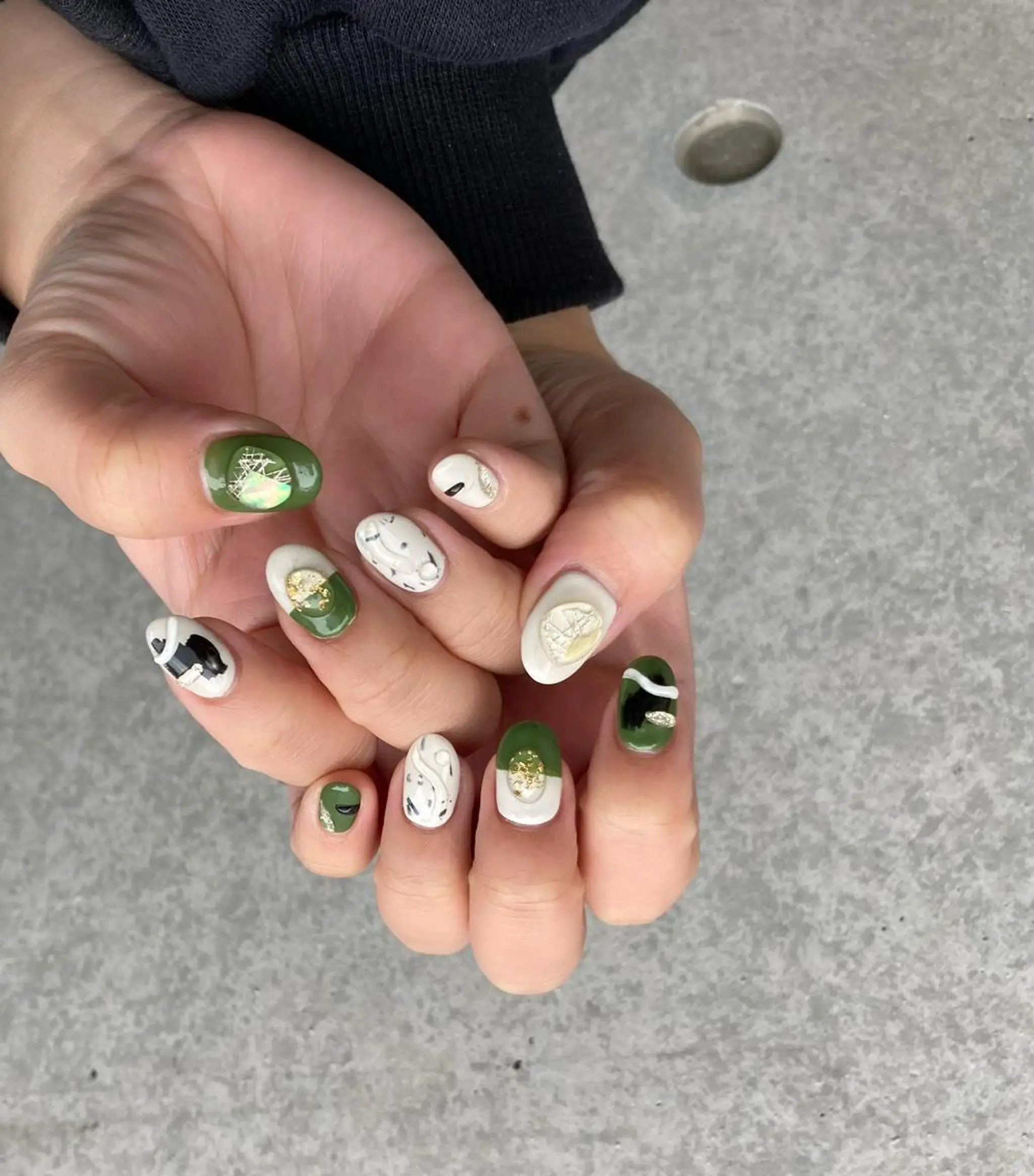 ネイル アートネイル 長さ出し ジェルネイル 氷ネイル・うるうるネイル マットネイル ハンドネイル nail salon Soeurのネイルデザイン