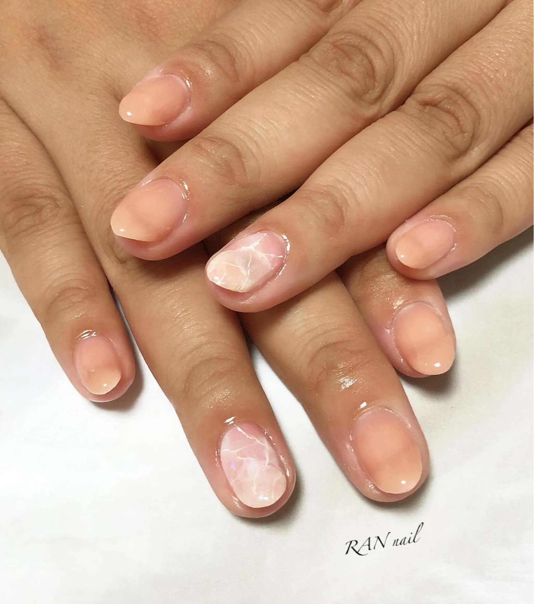 ネイル フットネイル オフィスネイル ワンカラーネイル ピンク 春ネイル ハンドネイル フットネイル RAN nailのネイルデザイン