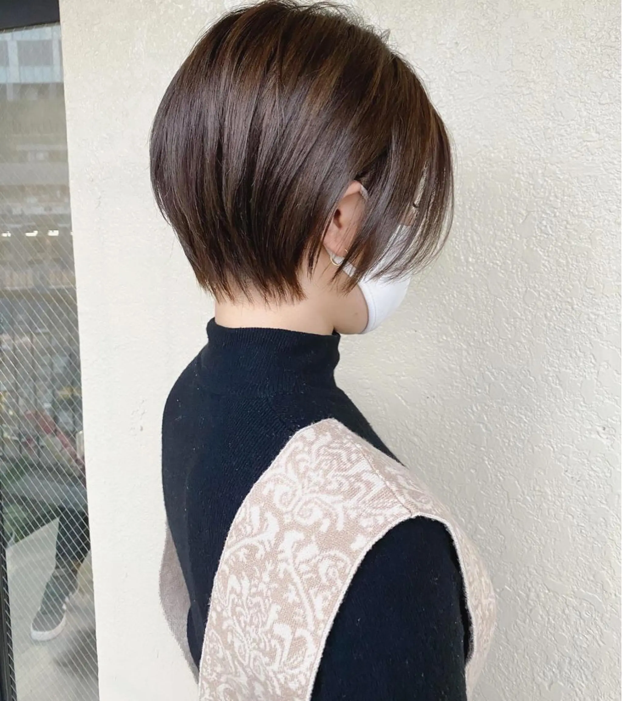 ショート カラー ボブ　ショート 特化 迫田紘史のヘアスタイル