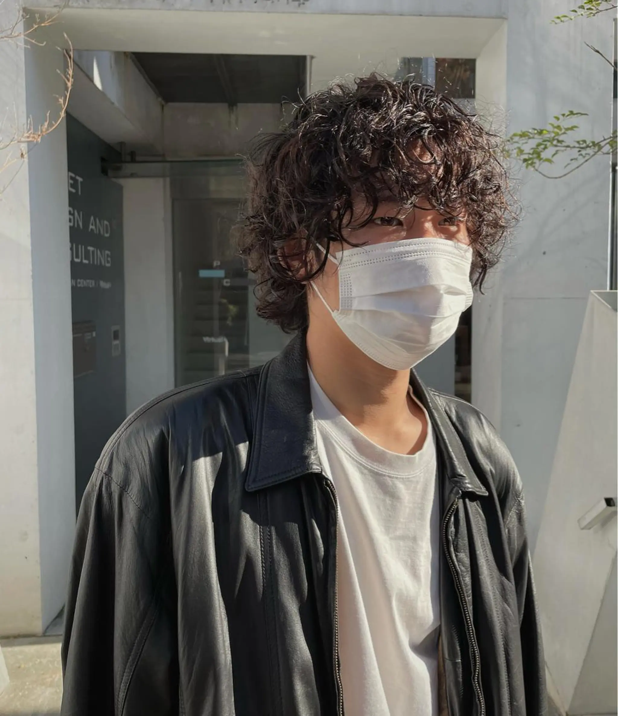 ミディアム パーマ メンズ ミディアムパーマ メンズパーマ スパイラルパーマ Ikeda Uのヘアスタイル