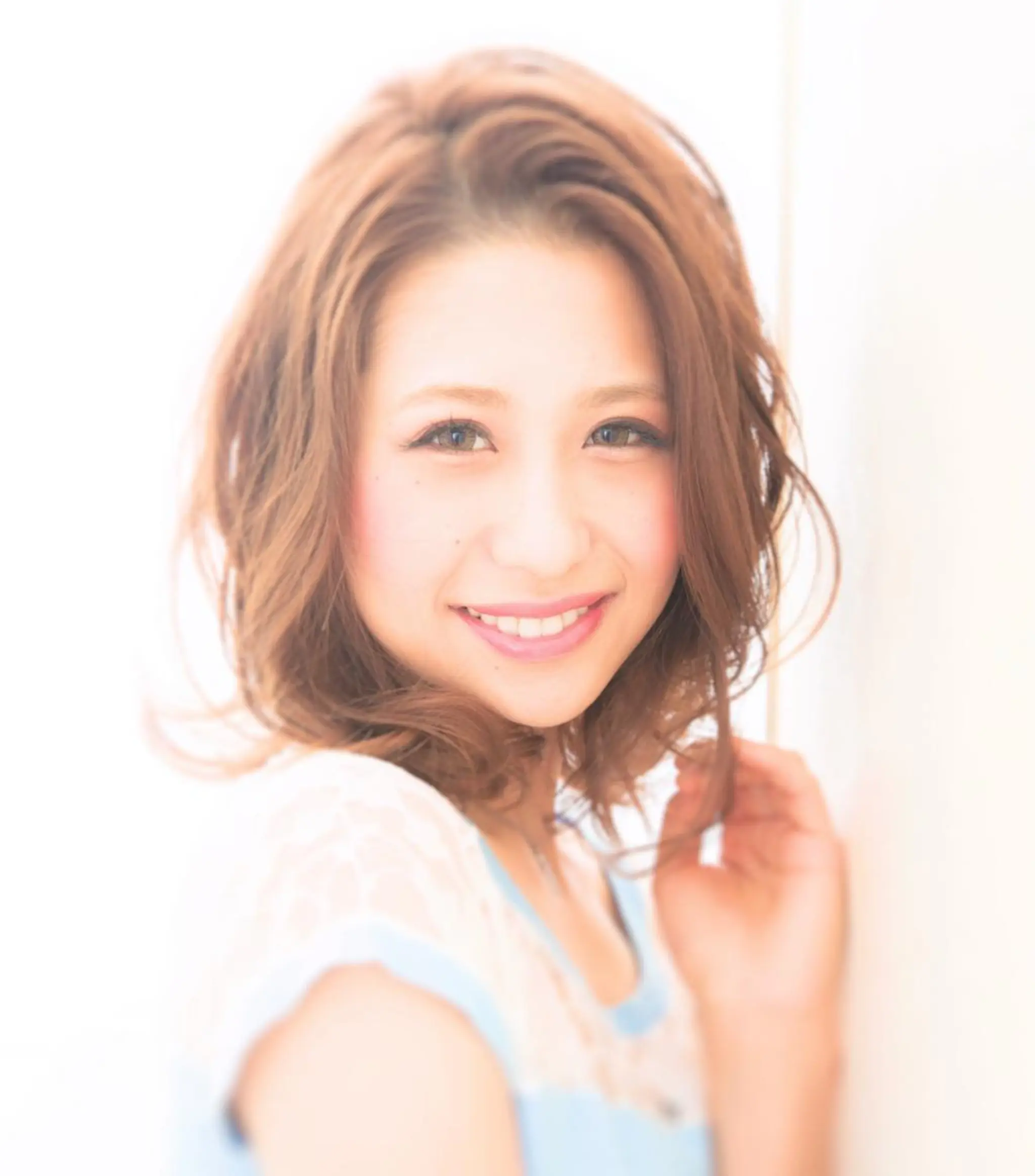 ミディアム セミロング カラー パーマ ボブ fhami 店長 髪質改善　DAITOのヘアスタイル