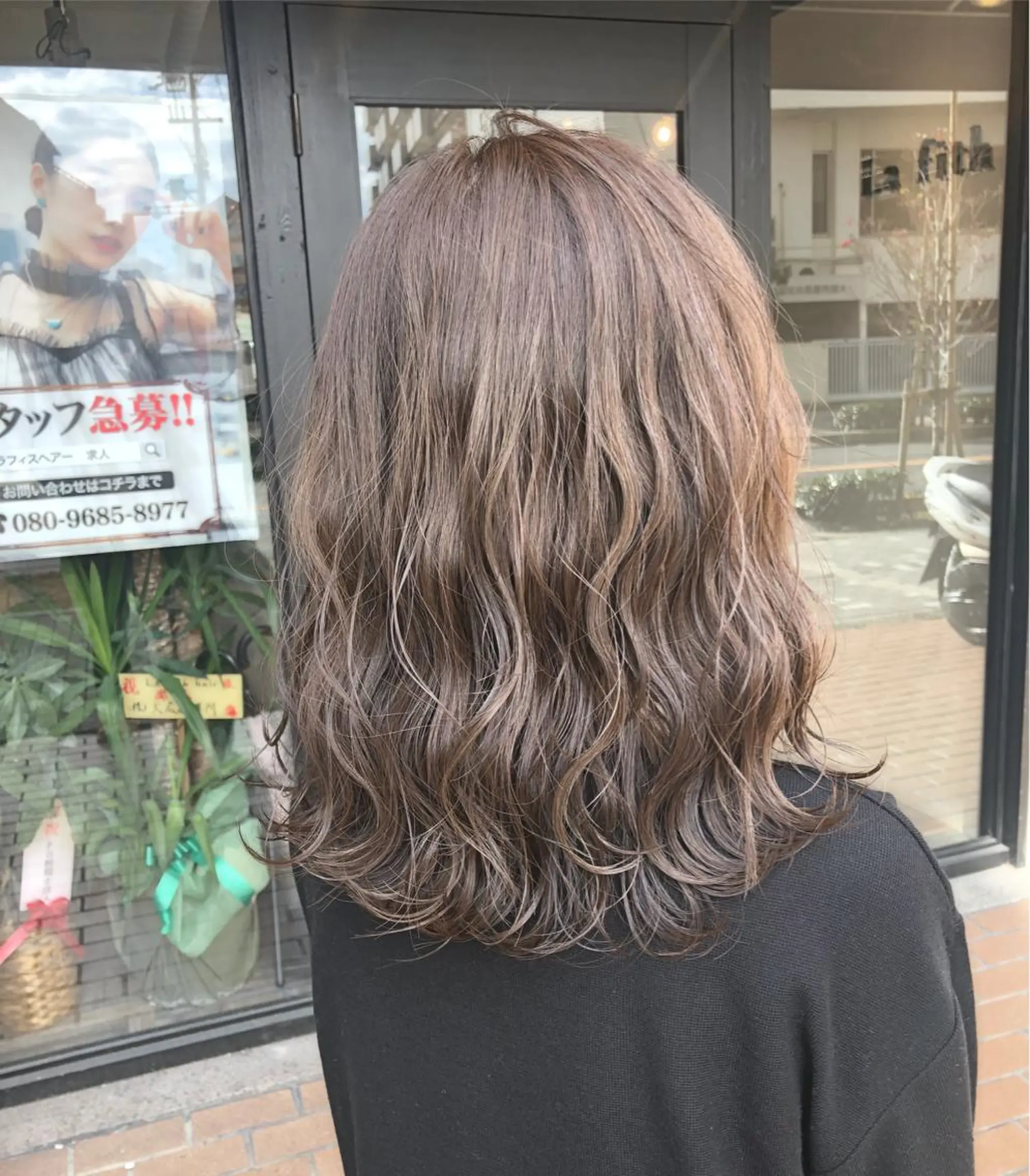ミディアム カラー lafithhair ruu.南本庄のヘアスタイル