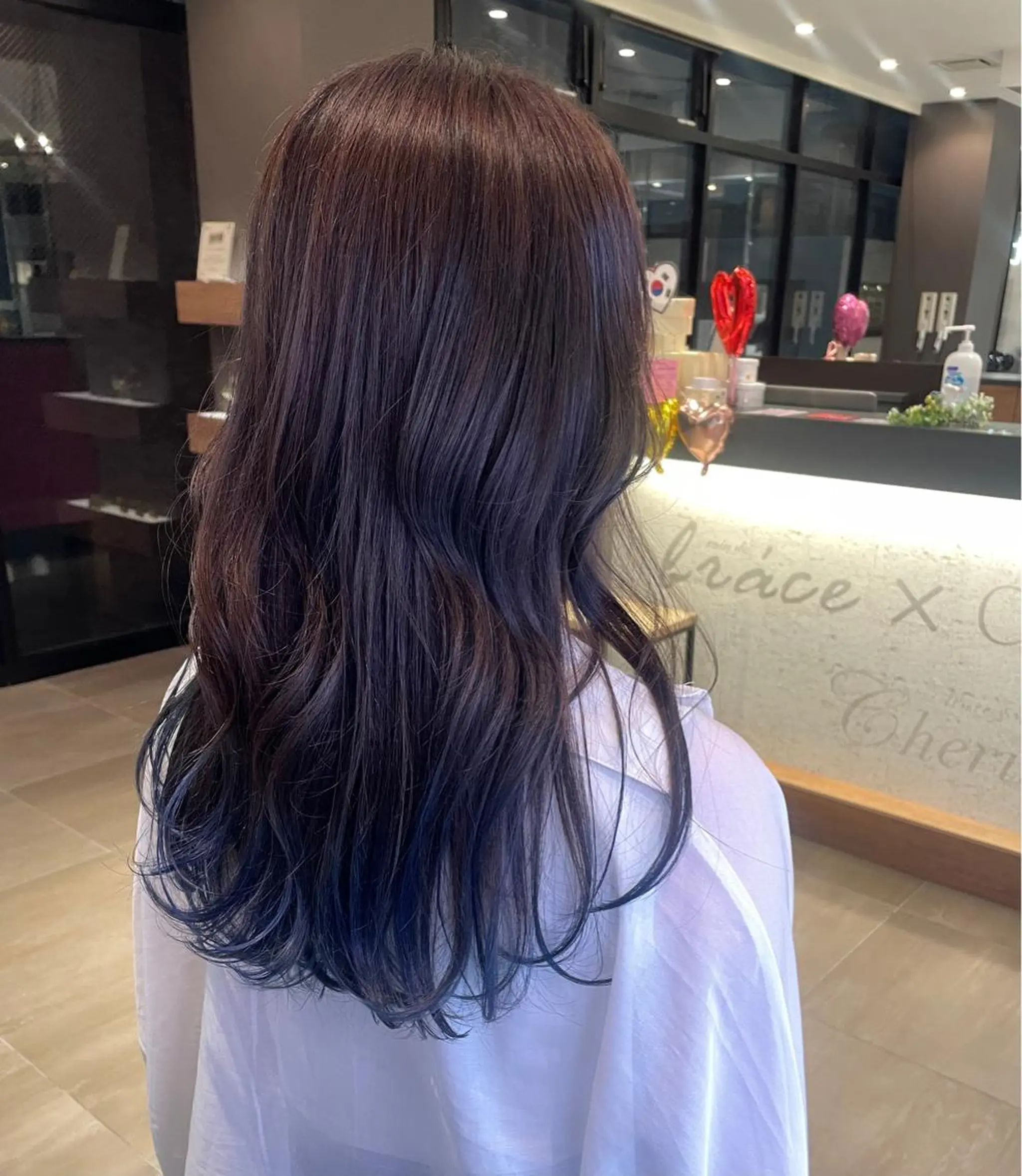 ロング カラー 韓国・透明感カラー ／堀江／みずき🐩のヘアスタイル