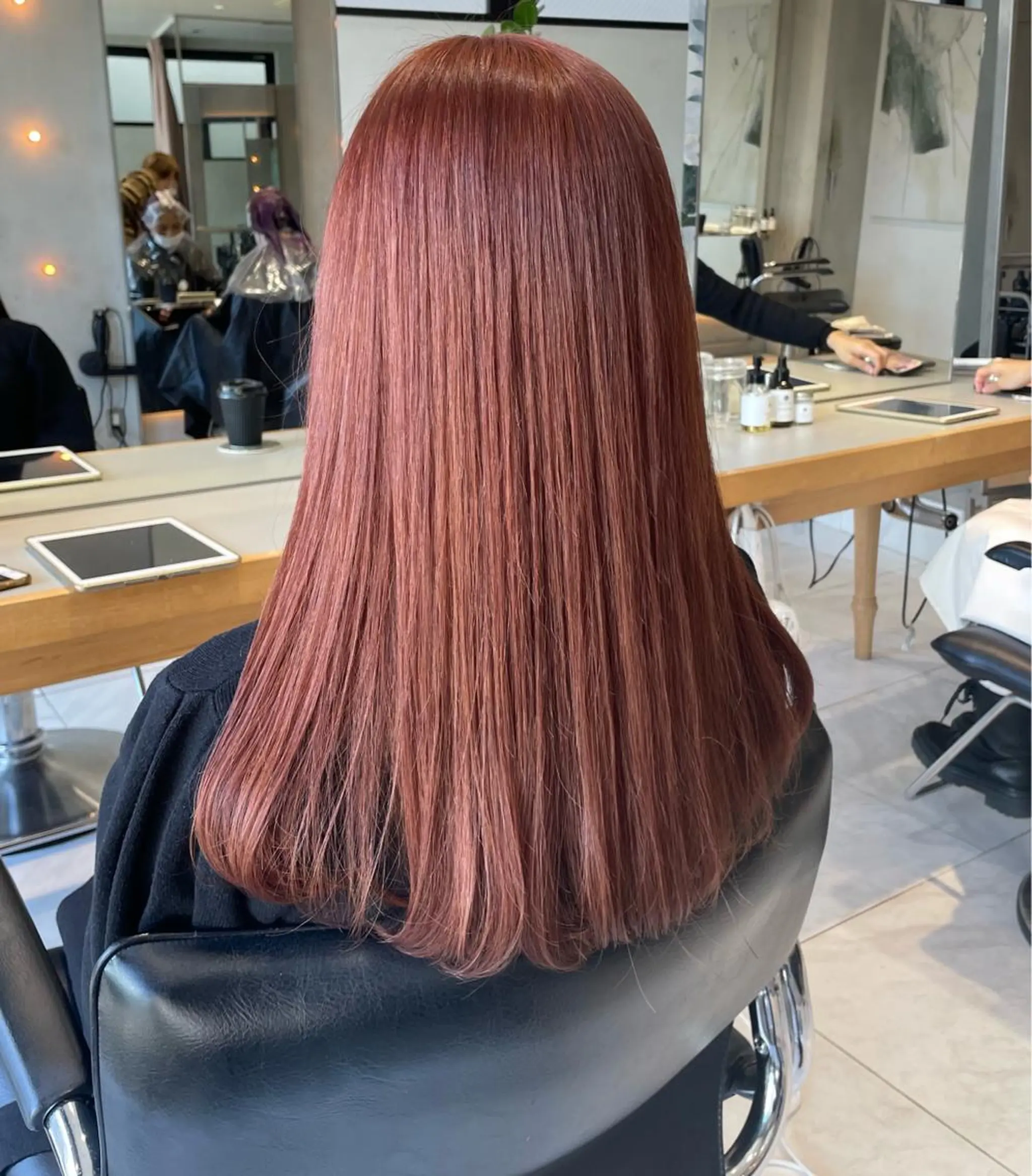 セミロング カラー ヘアアレンジ 艶髪/レイヤーカット 🐣misakiのヘアスタイル