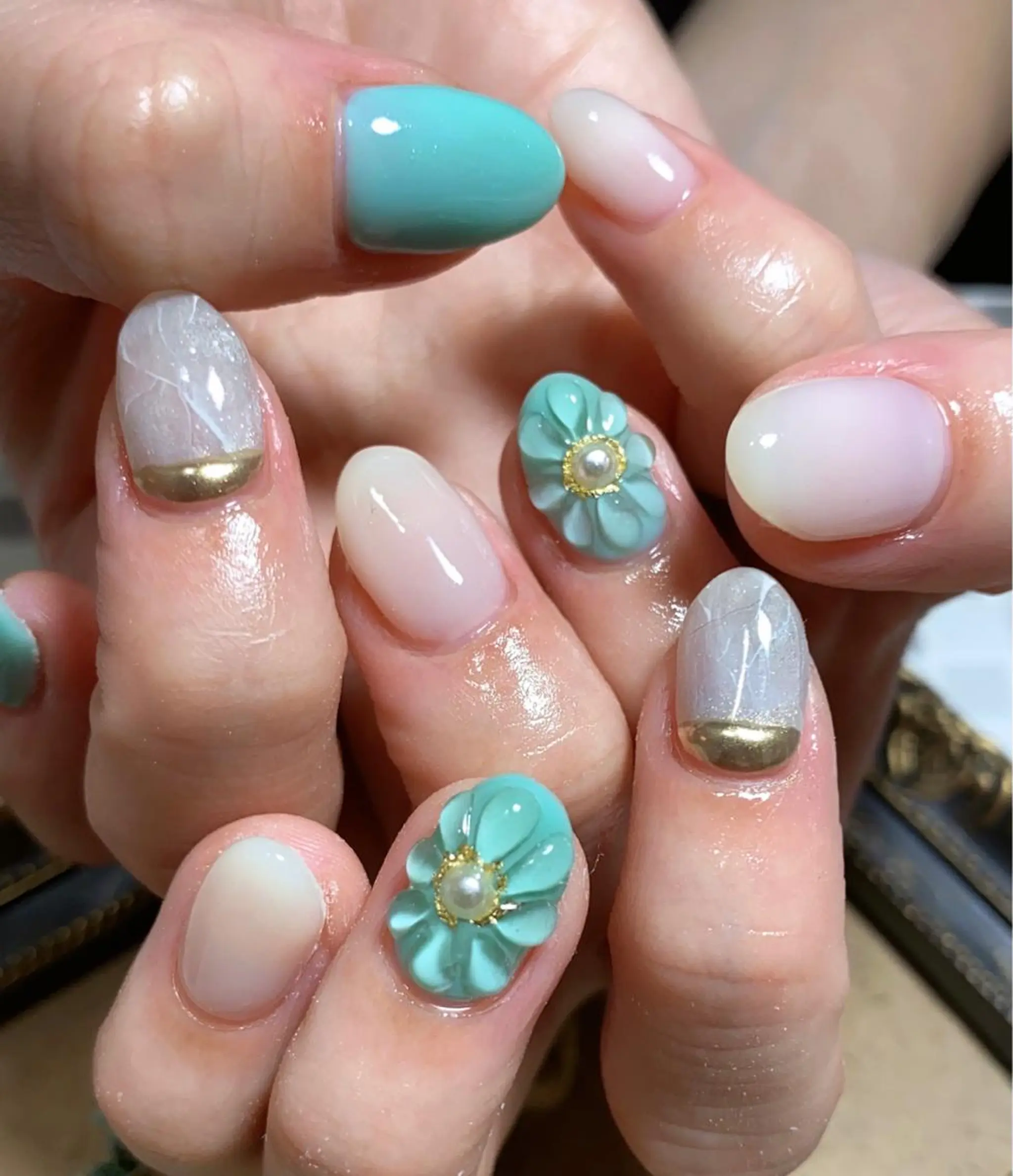 ネイル ぷっくりネイル nailist yuiのネイルデザイン