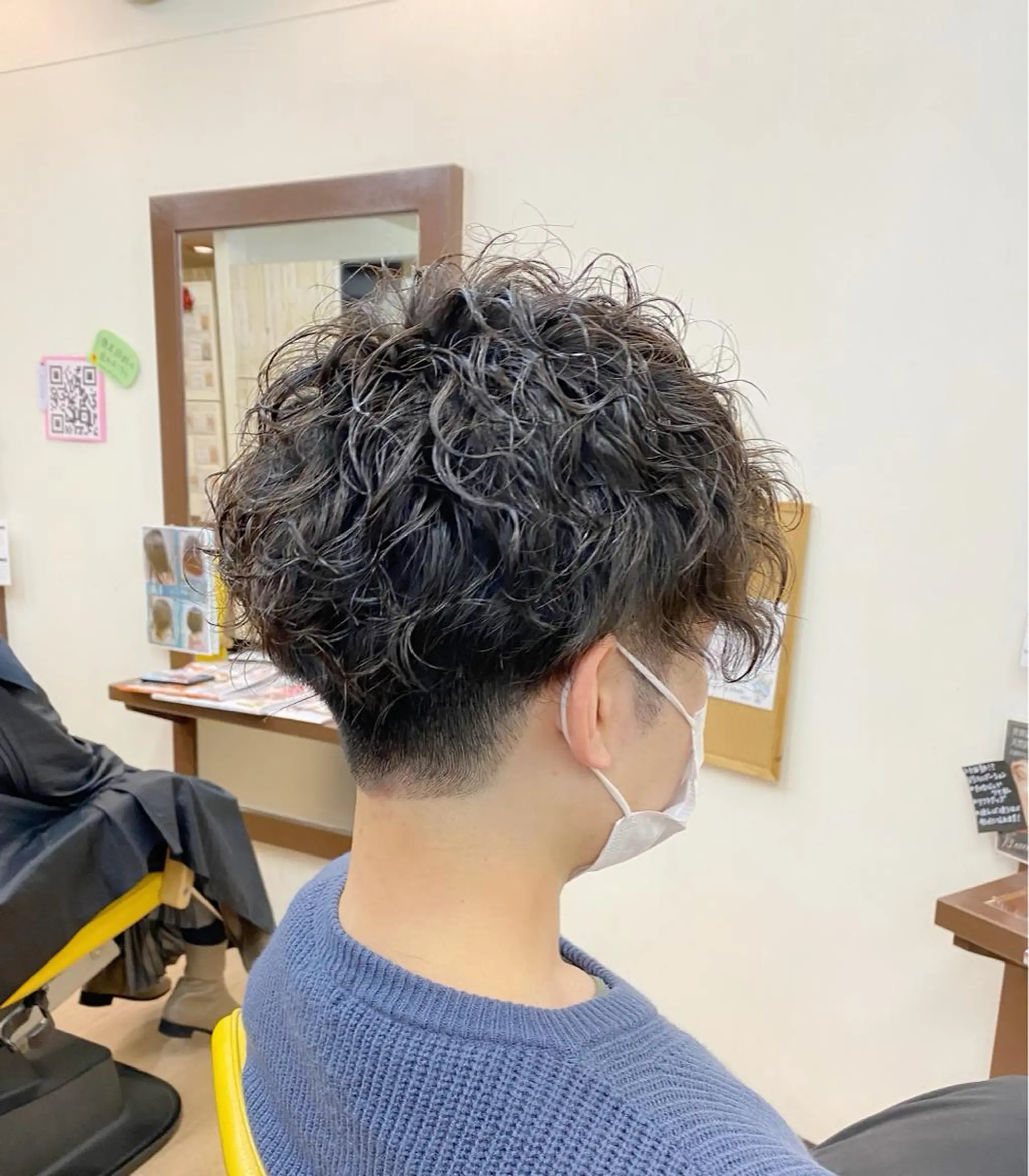ショート パーマ メンズ メンズパーマ スパイラルパーマ 寺澤 🌈祐のヘアスタイル