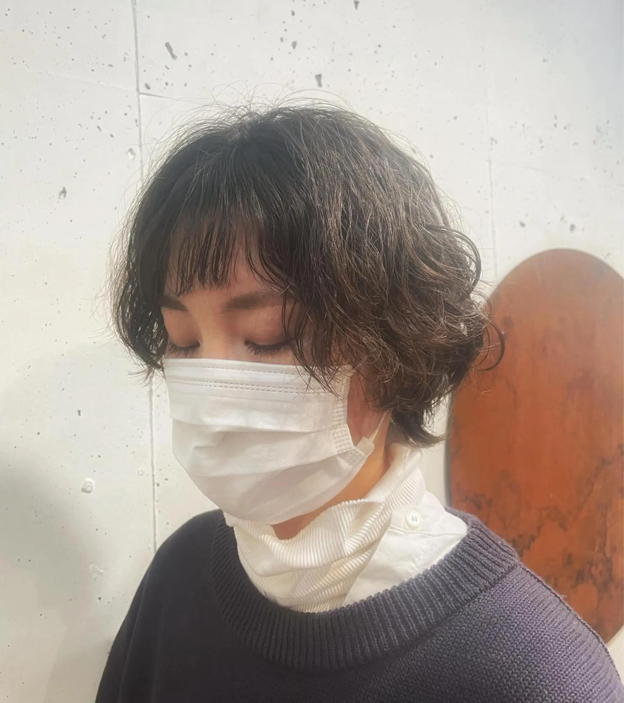 ミディアム パーマ ミディアムパーマ 🌈月1夜モデル募集 📩ください⭐️のヘアスタイル