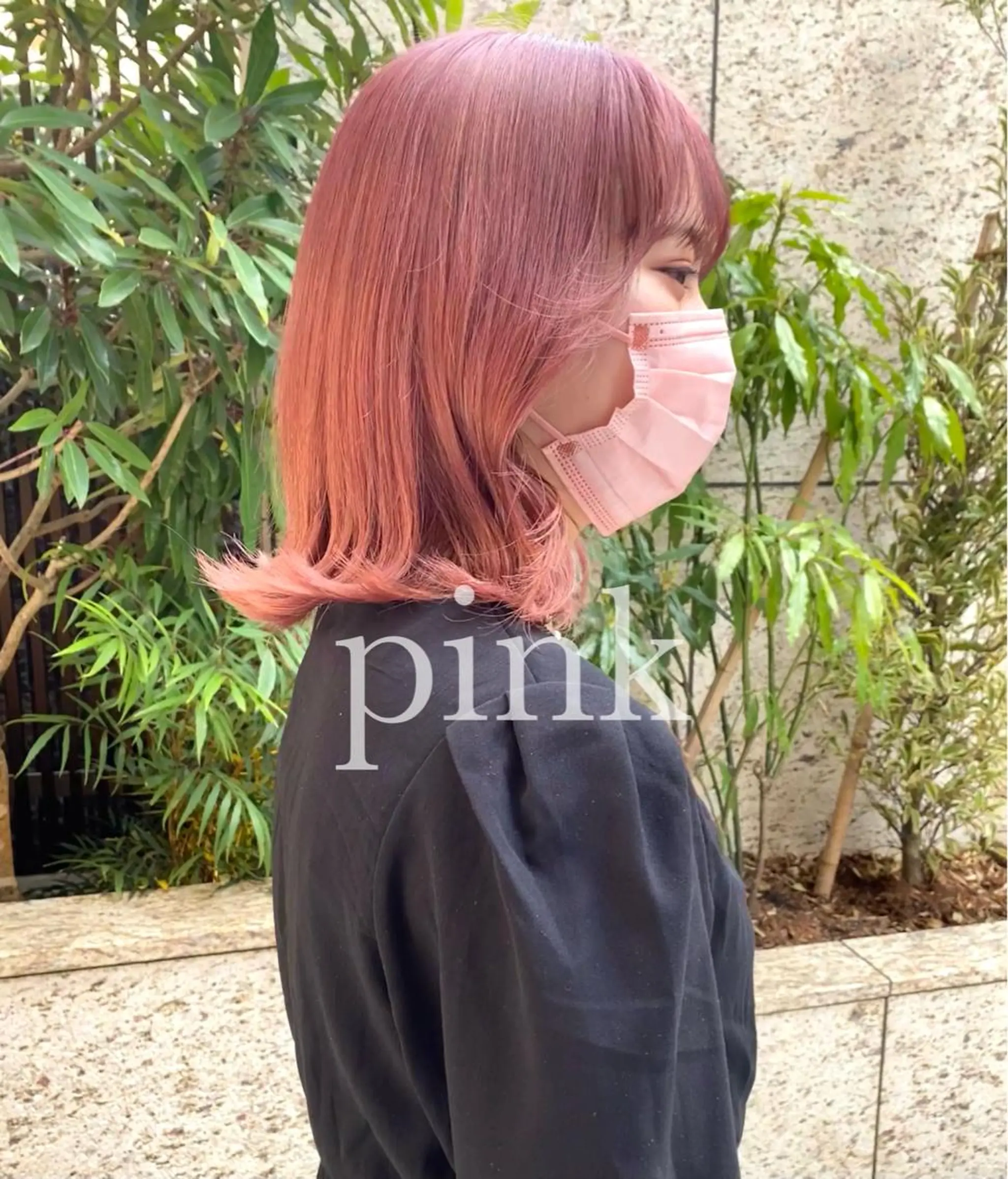 ミディアム カラー ベージュカラー ピンクカラー ハイトーン/デザイン hirokiのヘアスタイル