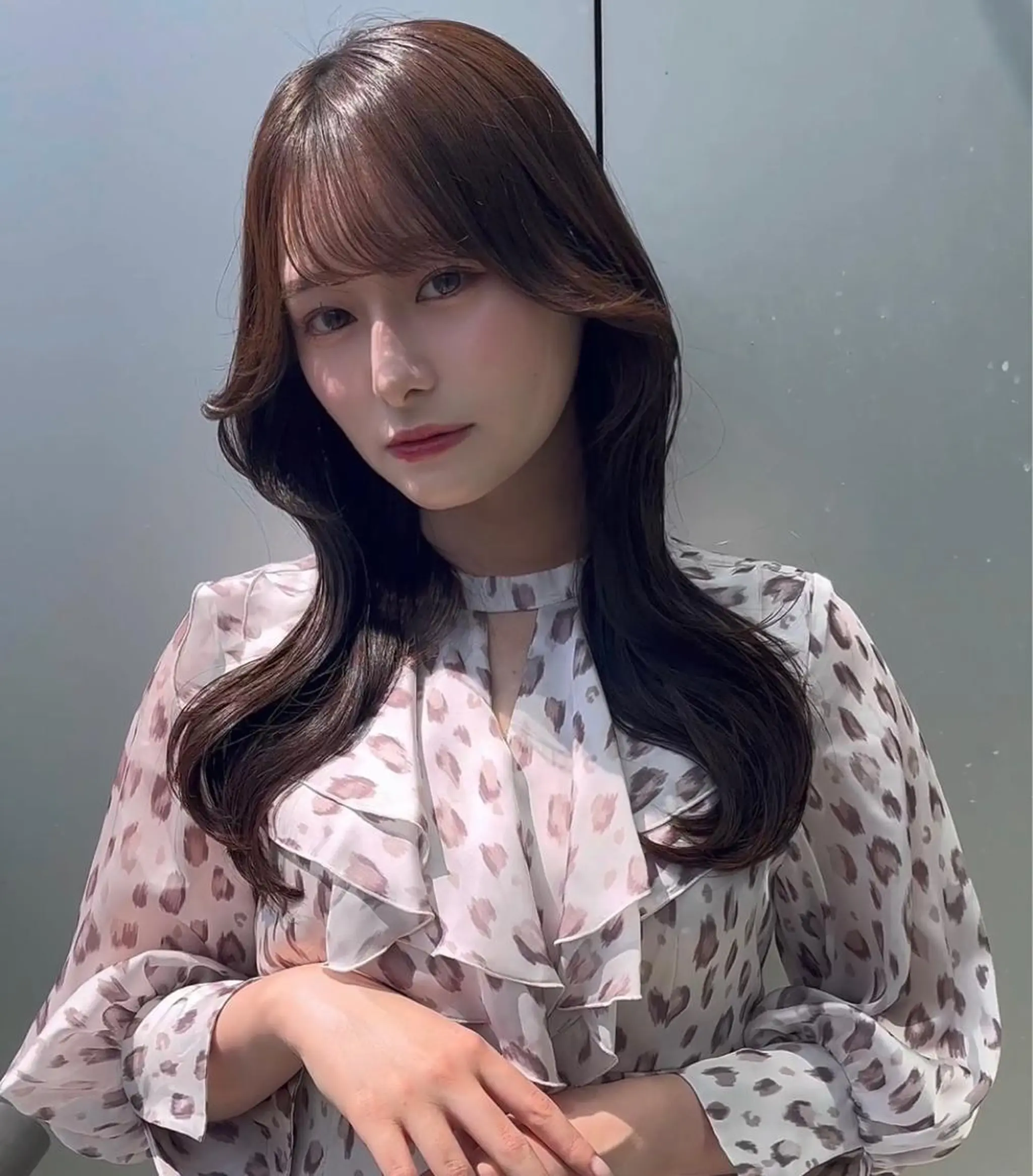 セミロング カラー カット ヘアカラー トリートメント 🌫️大人韓国ヘア 🌫️naoyaのヘアスタイル