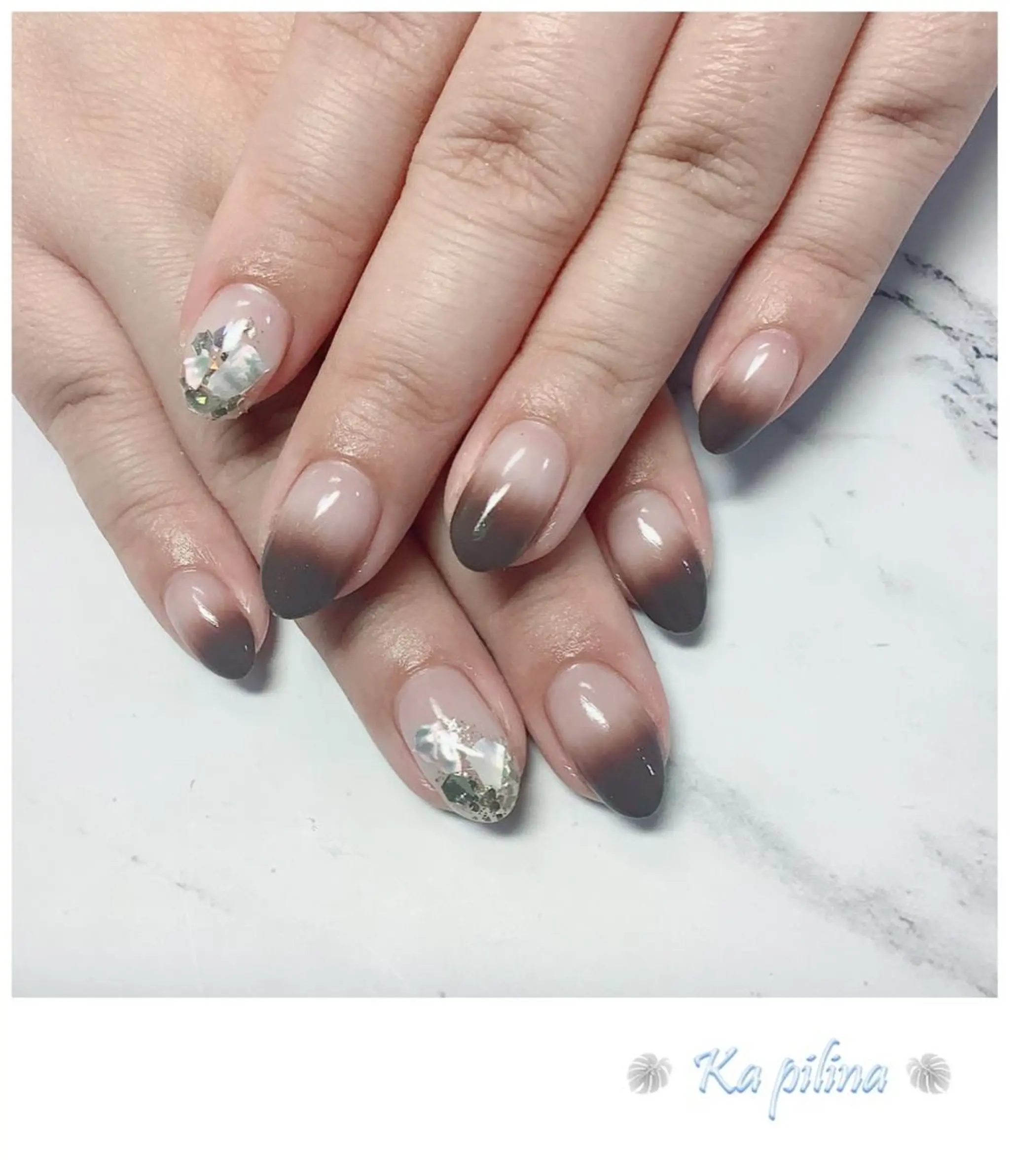 ネイル グラデーション ニュアンスネイル Nail salon Ka pilinaのネイルデザイン
