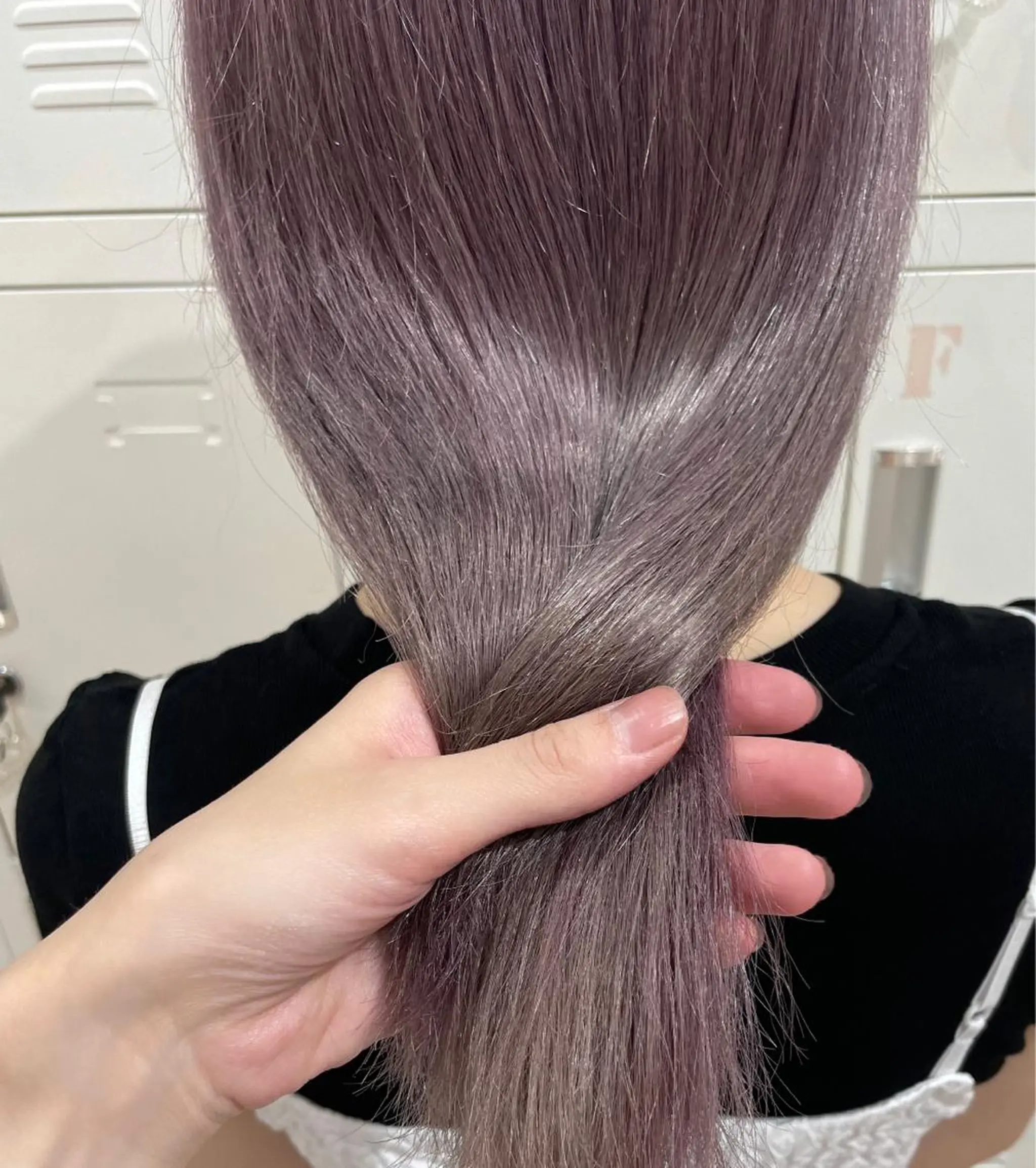 カラー ベージュカラー ブリーチ ラベンダーカラー ヘアアレンジ/ 暖色🩵hazukiのヘアスタイル