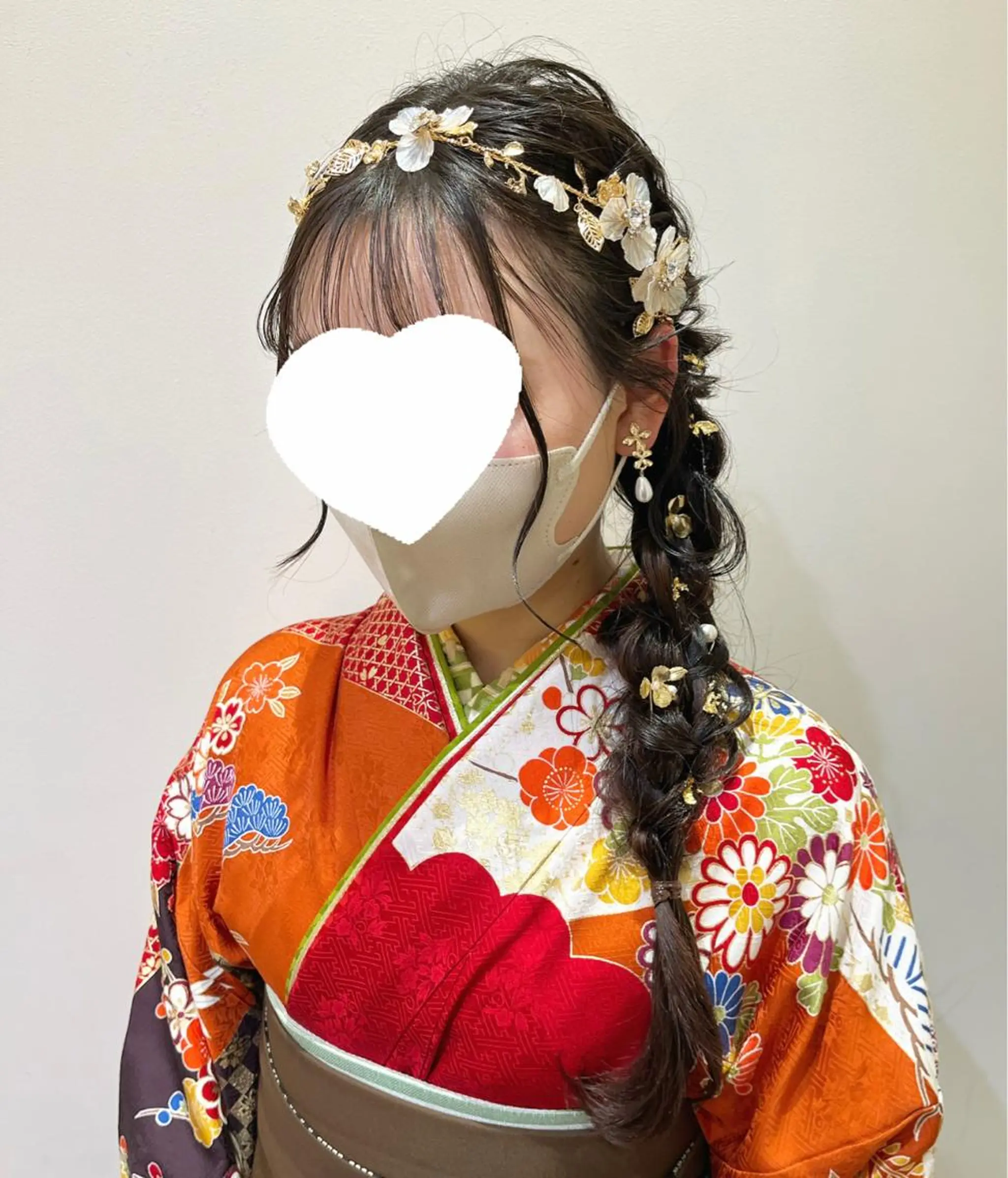 ロング 卒業式のヘアスタイル euro sakiのマツエク・マツパデザイン