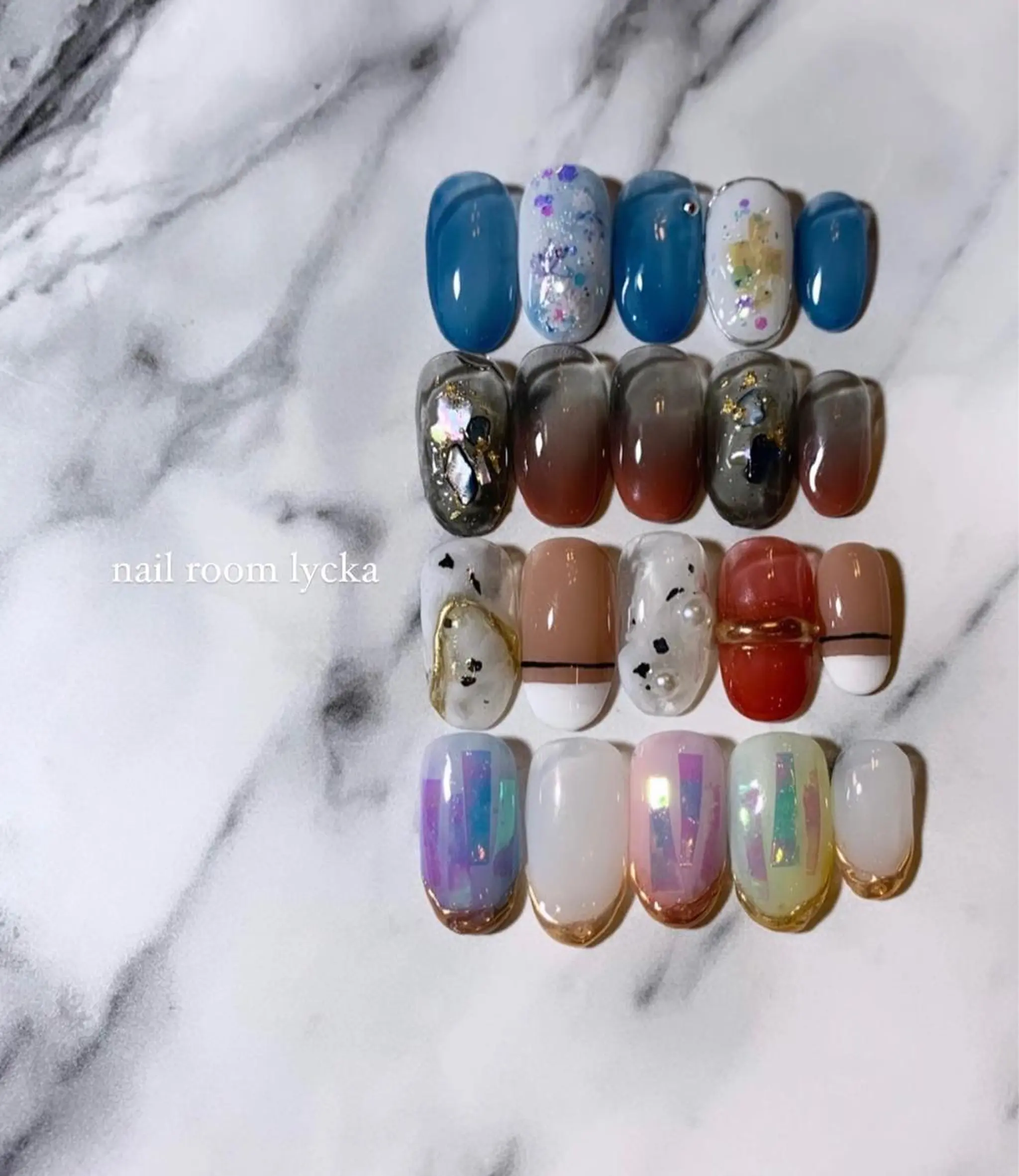 ネイル ﾈｲﾙﾙｰﾑﾘｯｶ 𝐦𝐚𝐲𝐮のネイルデザイン