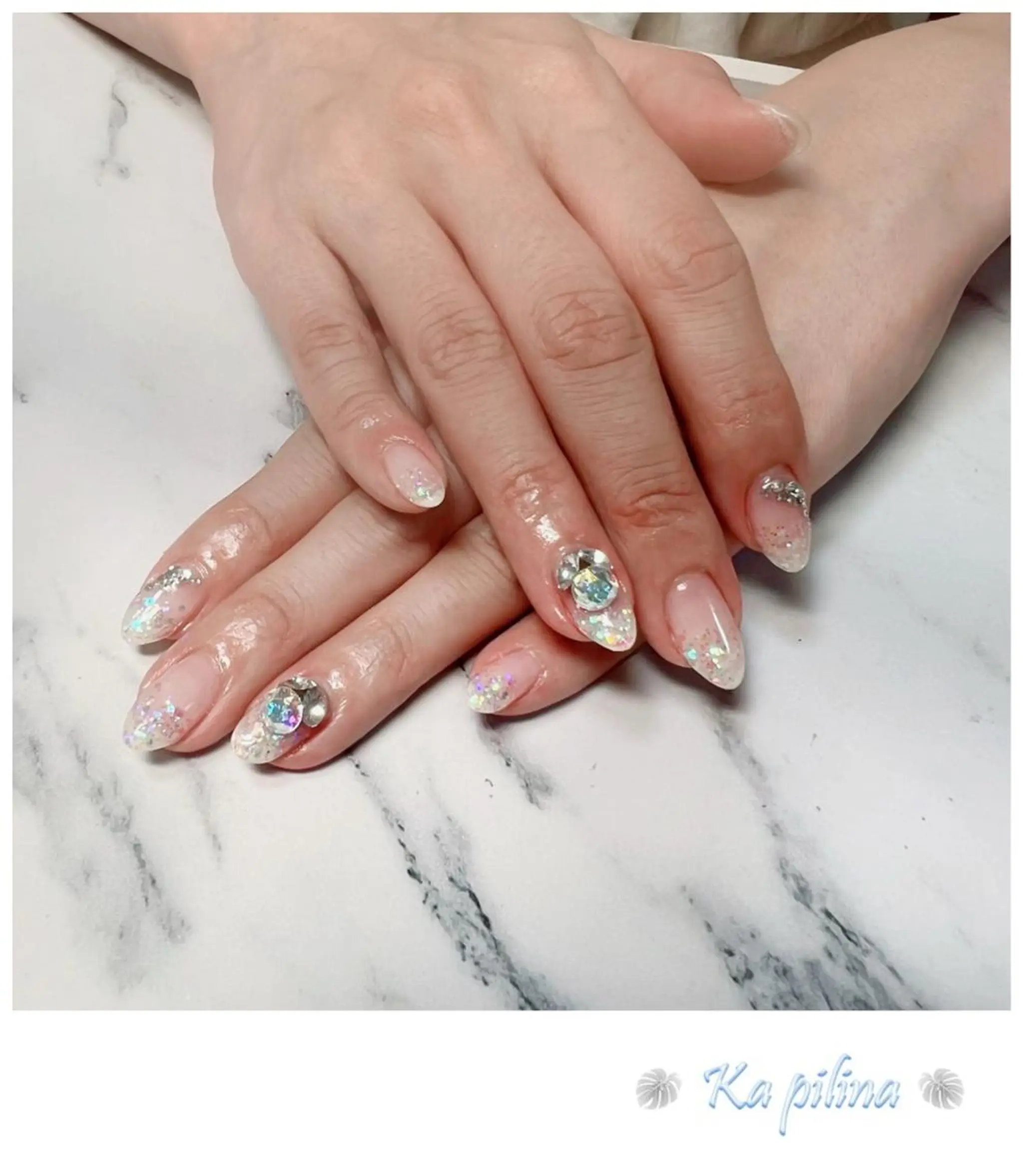 ネイル キラキラネイル ラメ(グリッター) Nail salon Ka pilinaのネイルデザイン
