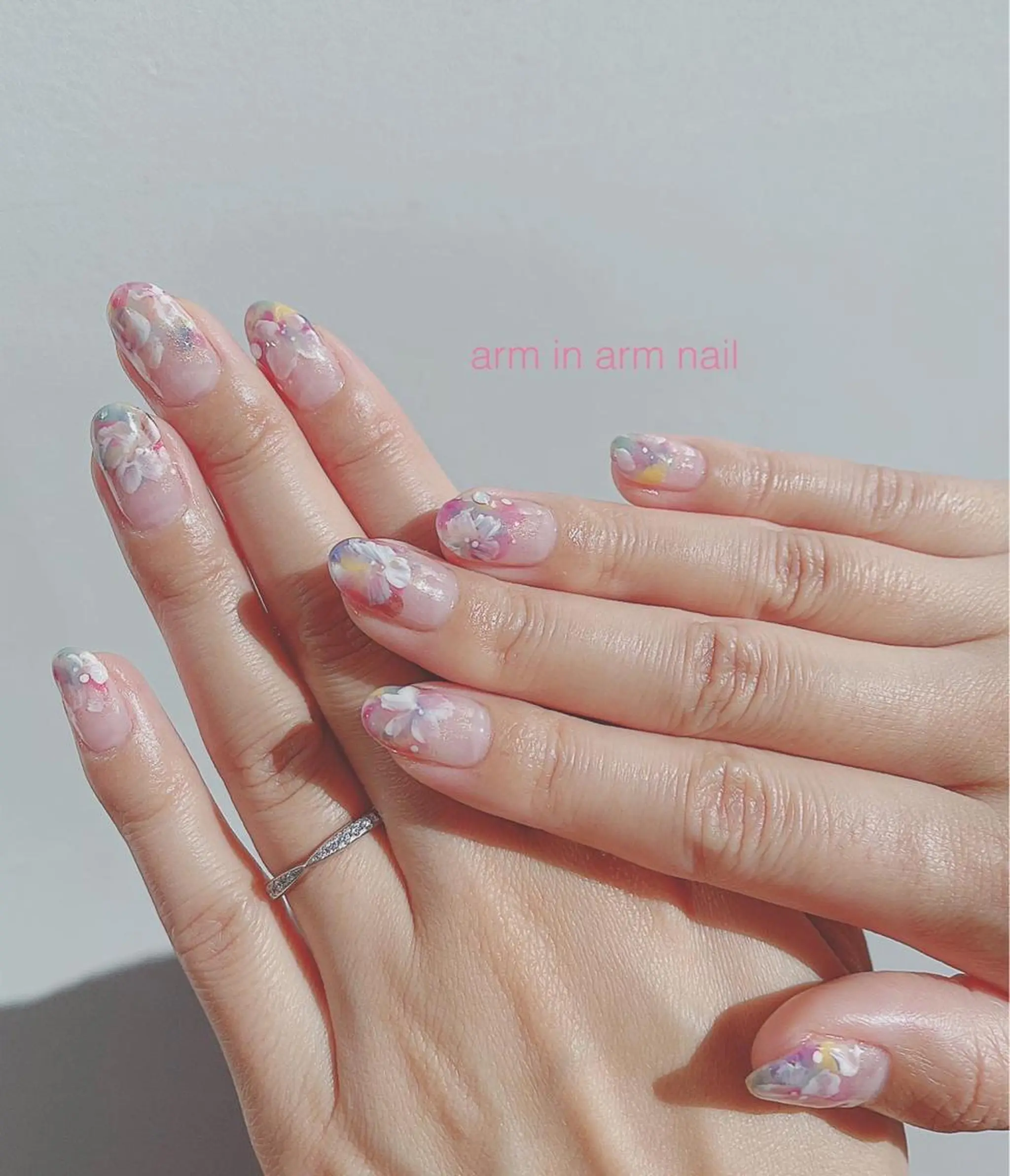 ネイル arm in arm ︎✿Yamamotoのマツエク・マツパデザイン