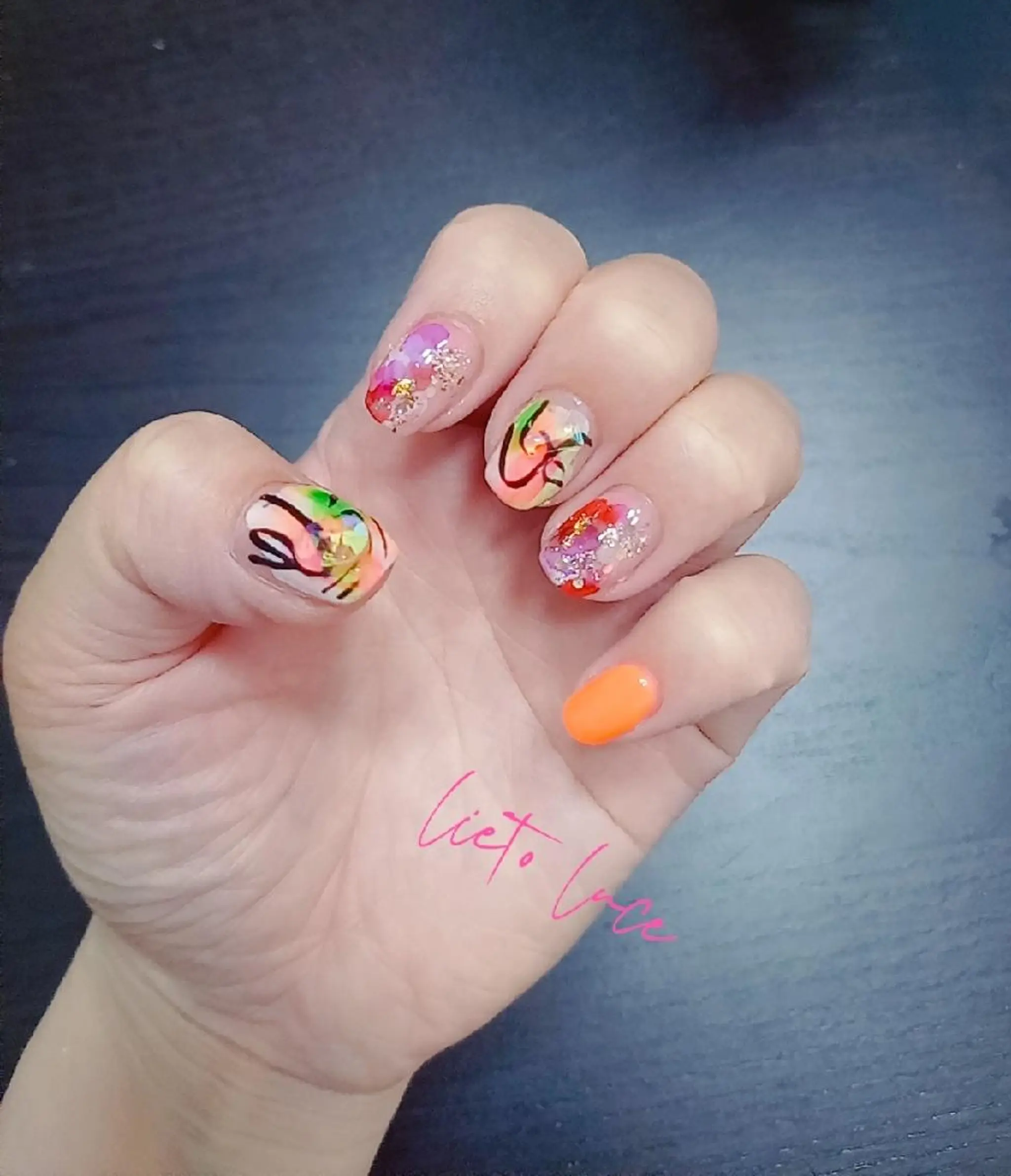 ネイル アートネイル ニュアンスネイル フットネイル lieto luce Yukaのネイルデザイン