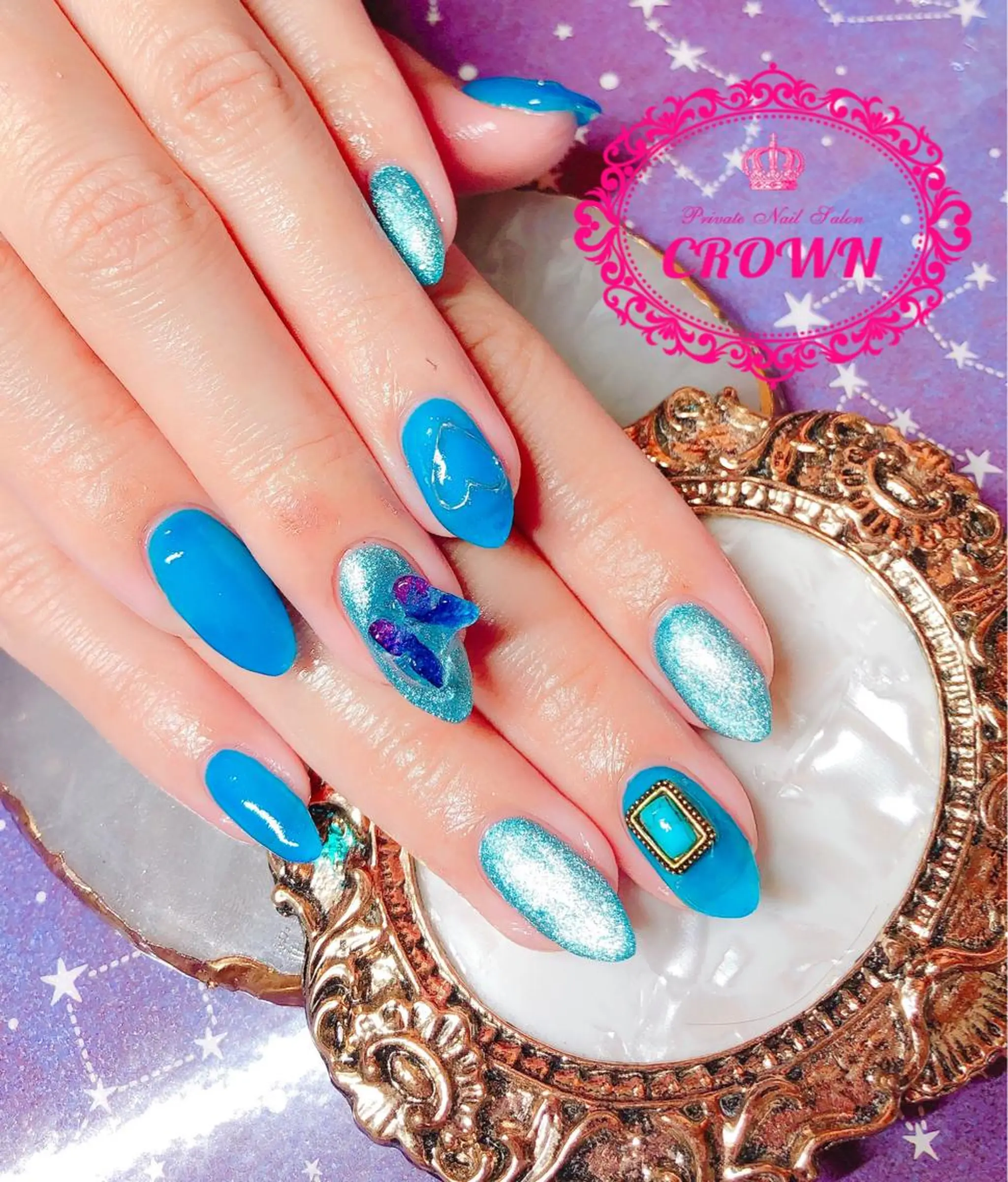 ネイル CROWN プライベートサロンのネイルデザイン