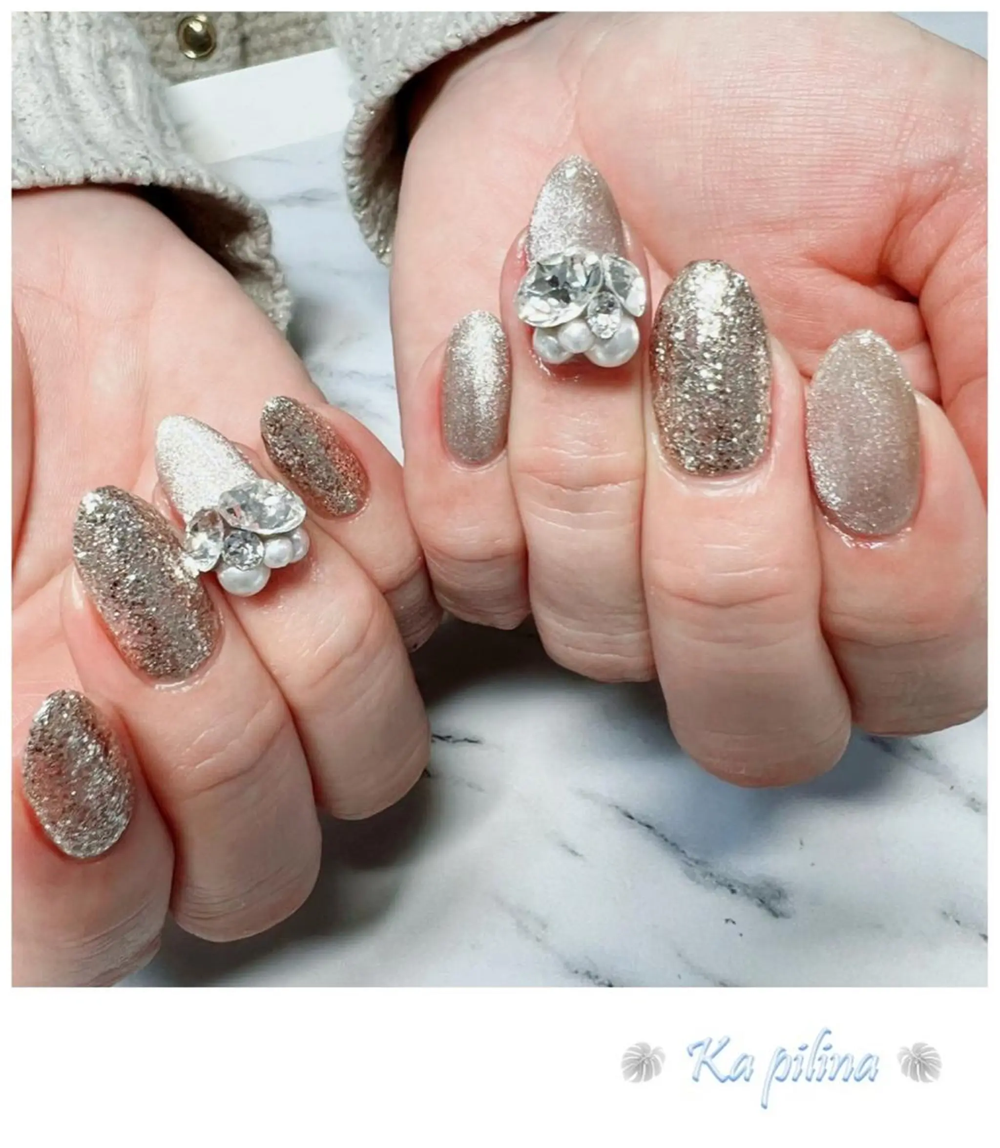 ネイル マグネットネイル Nail salon Ka pilinaのネイルデザイン