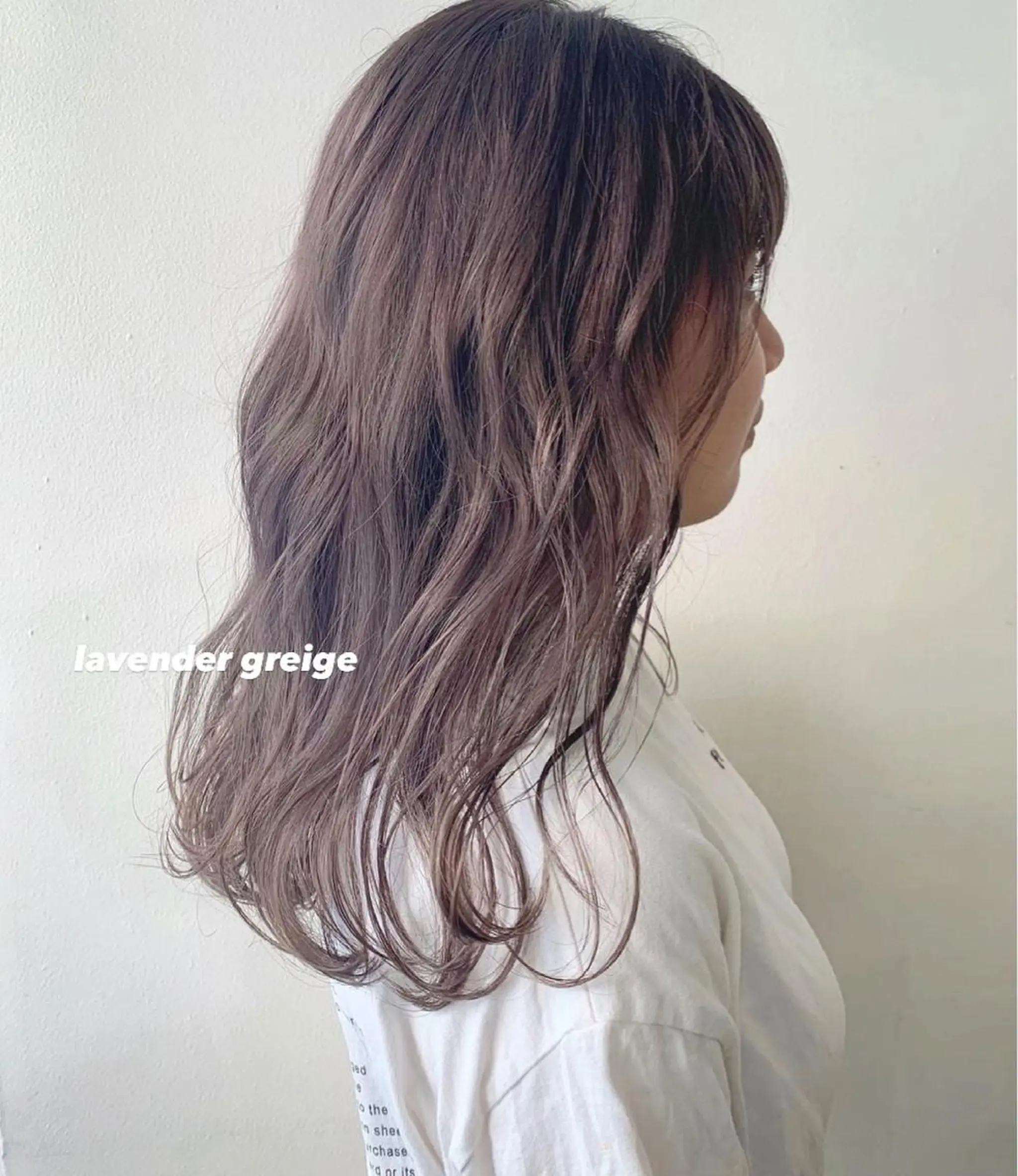 ミディアム カラー ベージュカラー グレージュ ラベンダーカラー ラベンダーグレージュ ラベンダーベージュ 🌟アレンジが似合う カラー🌟Rumiのヘアスタイル