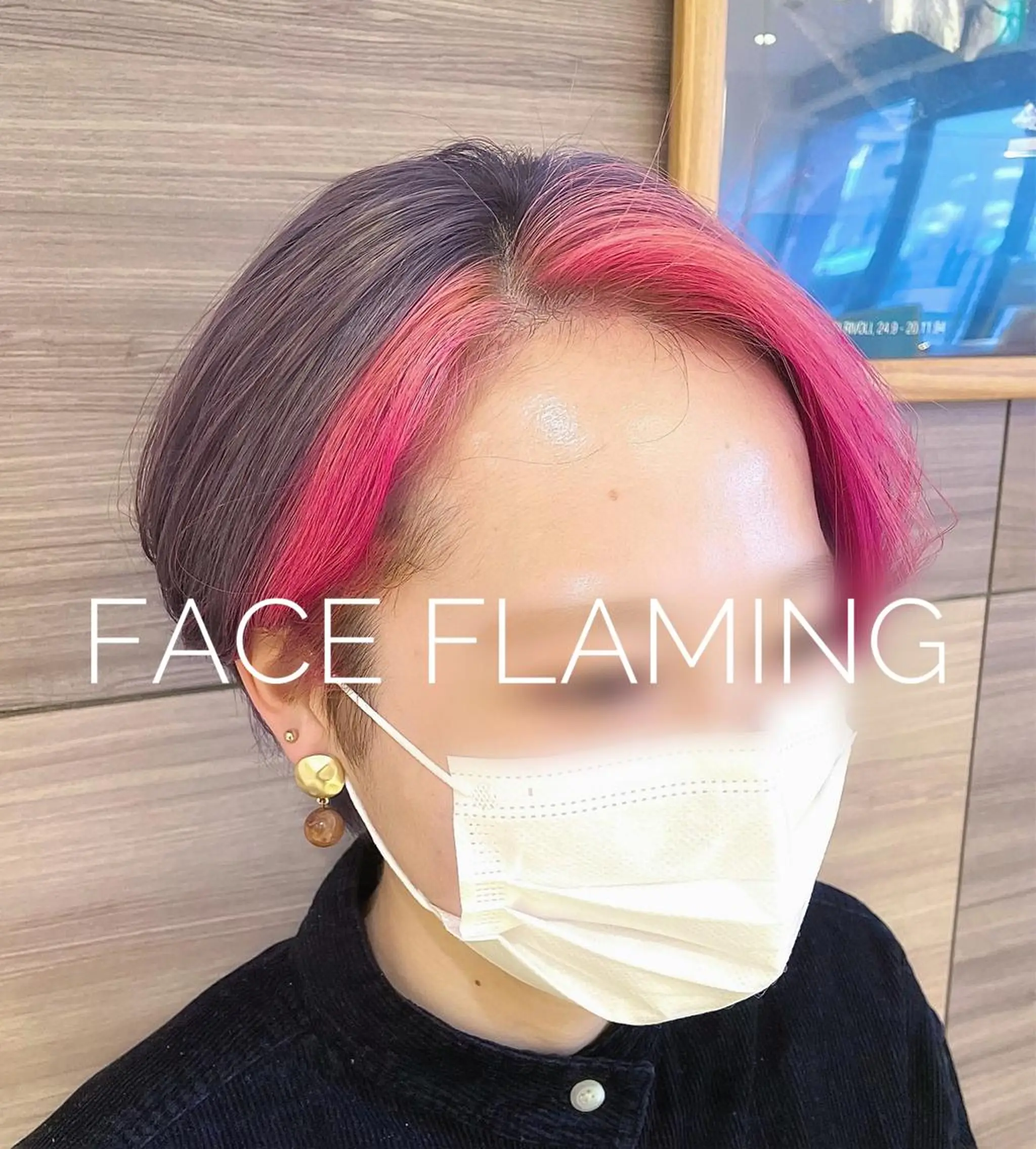 ショート カラー ミストバング フェイスフレーミング TAKIZAWA 武蔵小杉のヘアスタイル