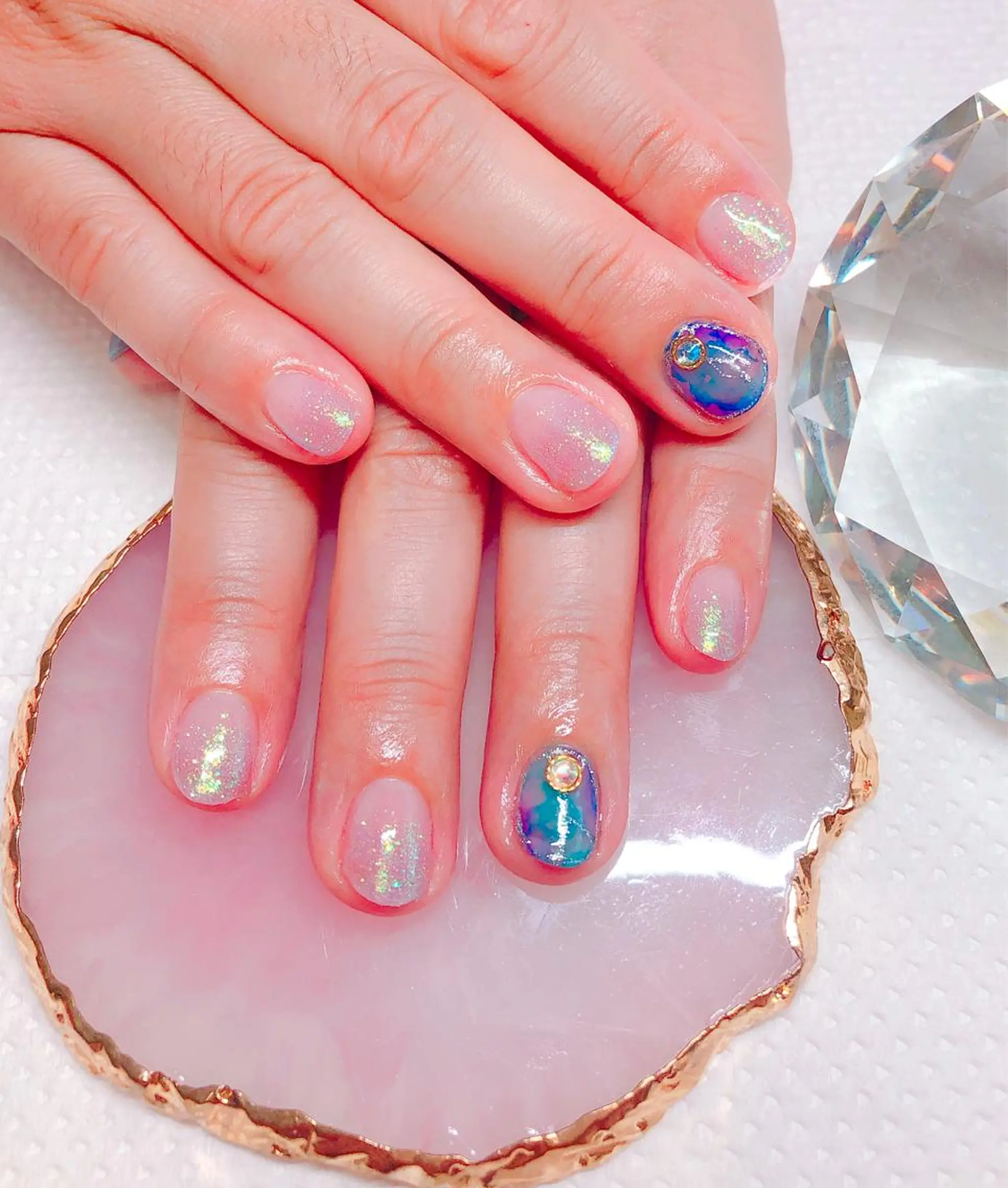 ネイル アートネイル ハンドネイル CROWN プライベートサロンのネイルデザイン