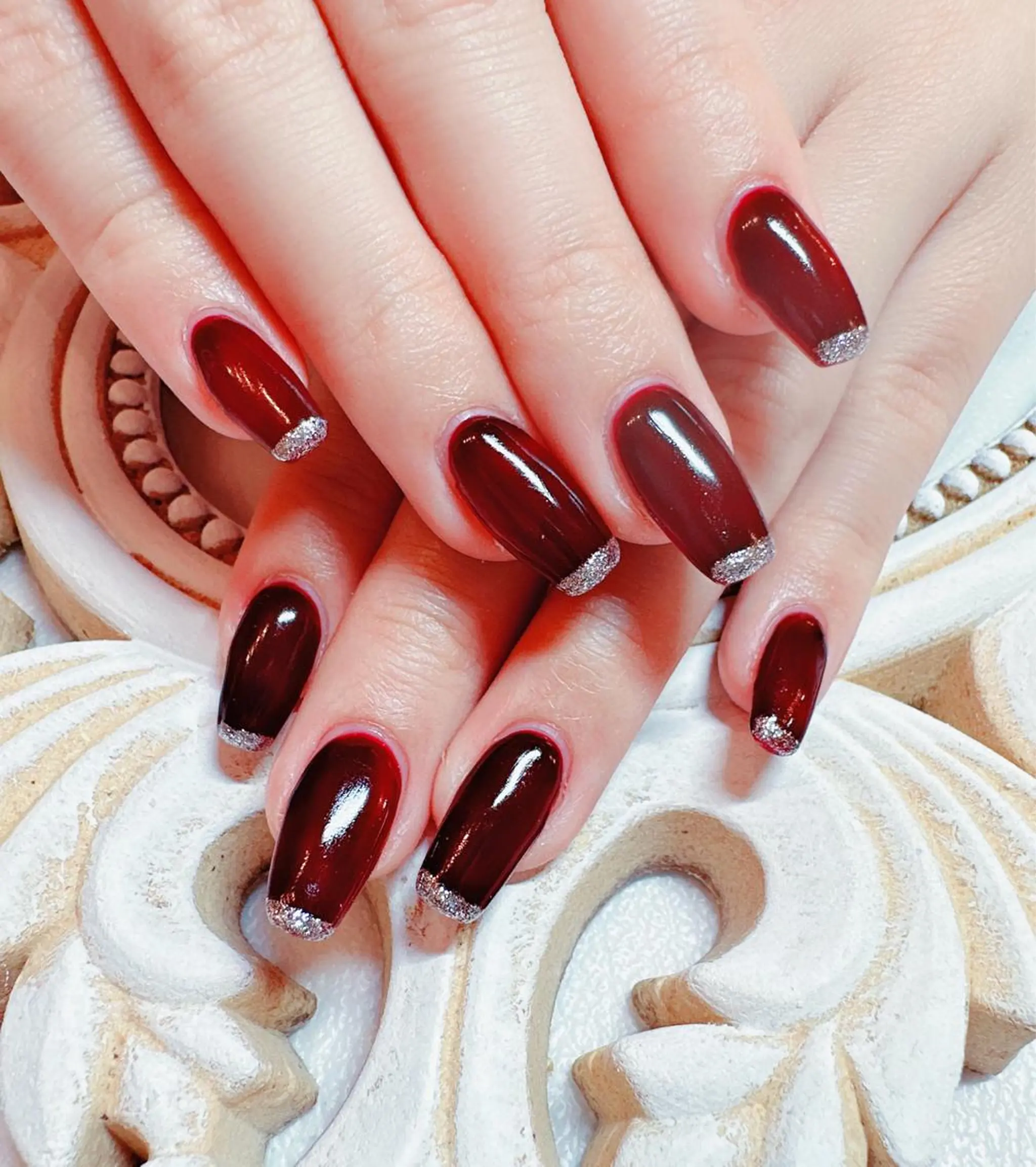 ネイル フレンチネイル ハンドネイル fleur nailのネイルデザイン