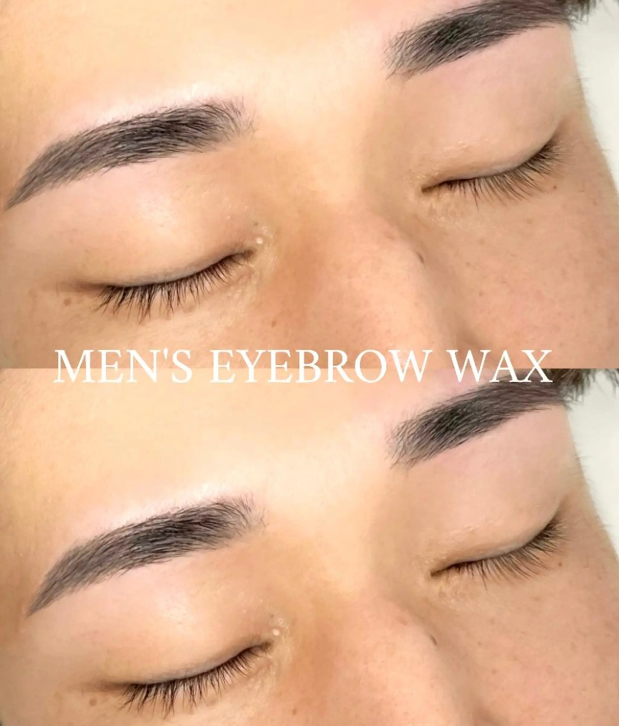 メンズ マツエク・マツパ アイブロウ メンズアイブロウ 眉毛ワックス脱毛 Le'a first ‎🤍店長yuukaのマツエク・マツパデザイン