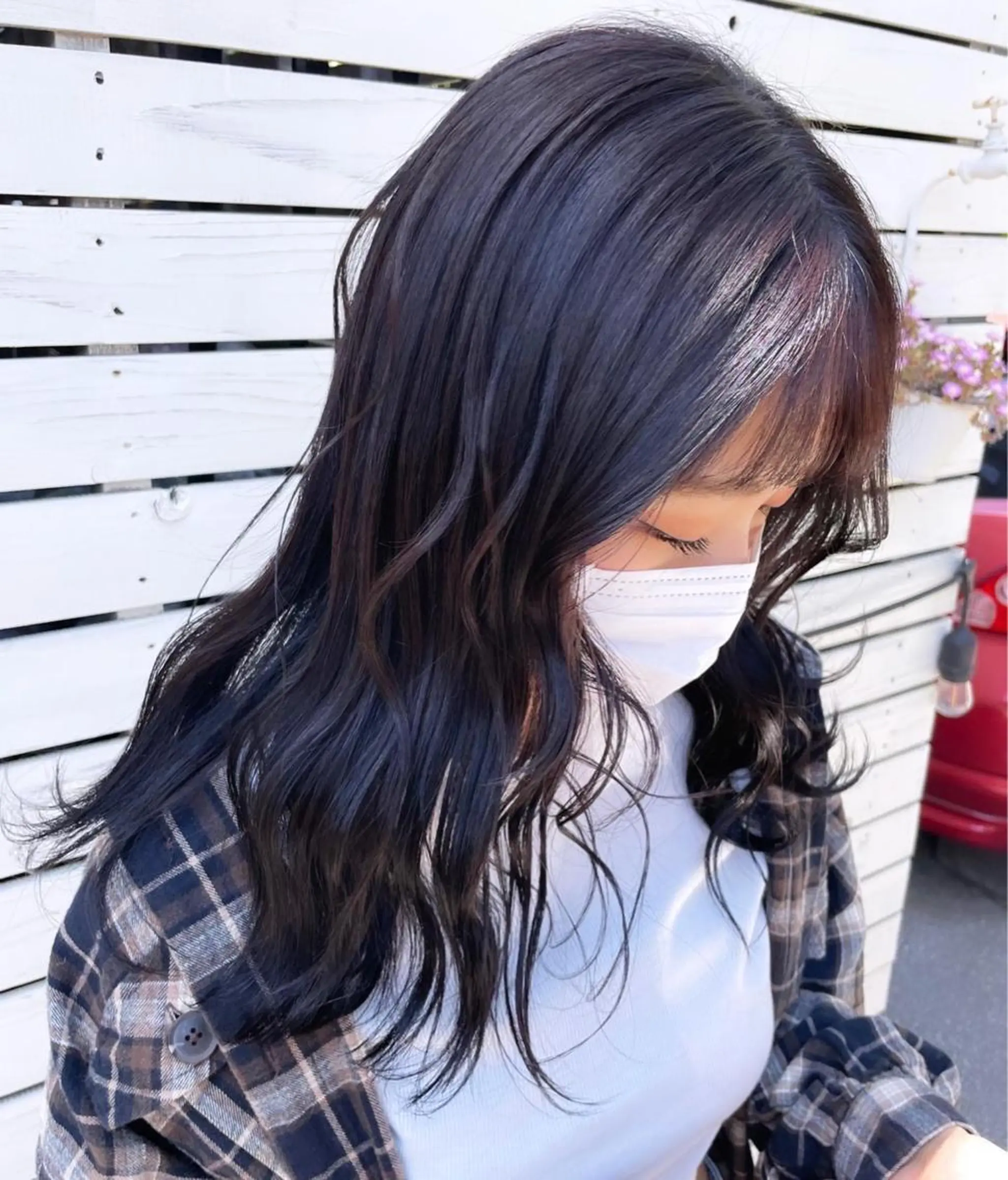 ロング カット ヘアカラー 近藤 楓花のヘアスタイル