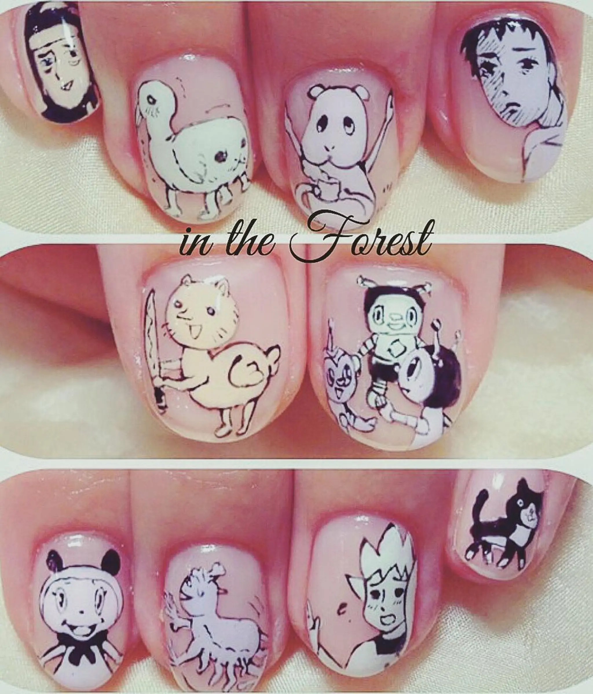 ネイル アートネイル ミラーネイル ニュアンスネイル ショートネイル ネイルチップ コガ アオイのネイルデザイン