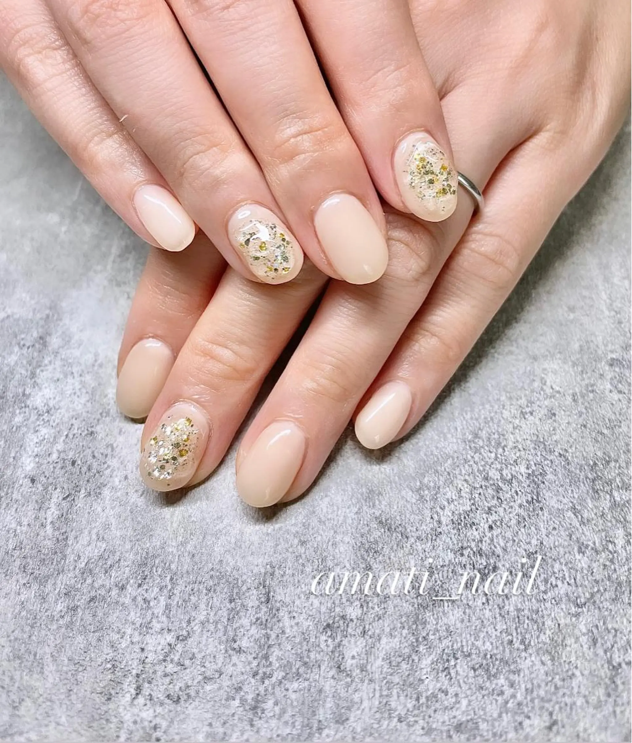 ネイル クリアネイル フットネイル ジェルネイル グラデーション マグネットネイル ハンドネイル amati_nail TAKAKOのネイルデザイン