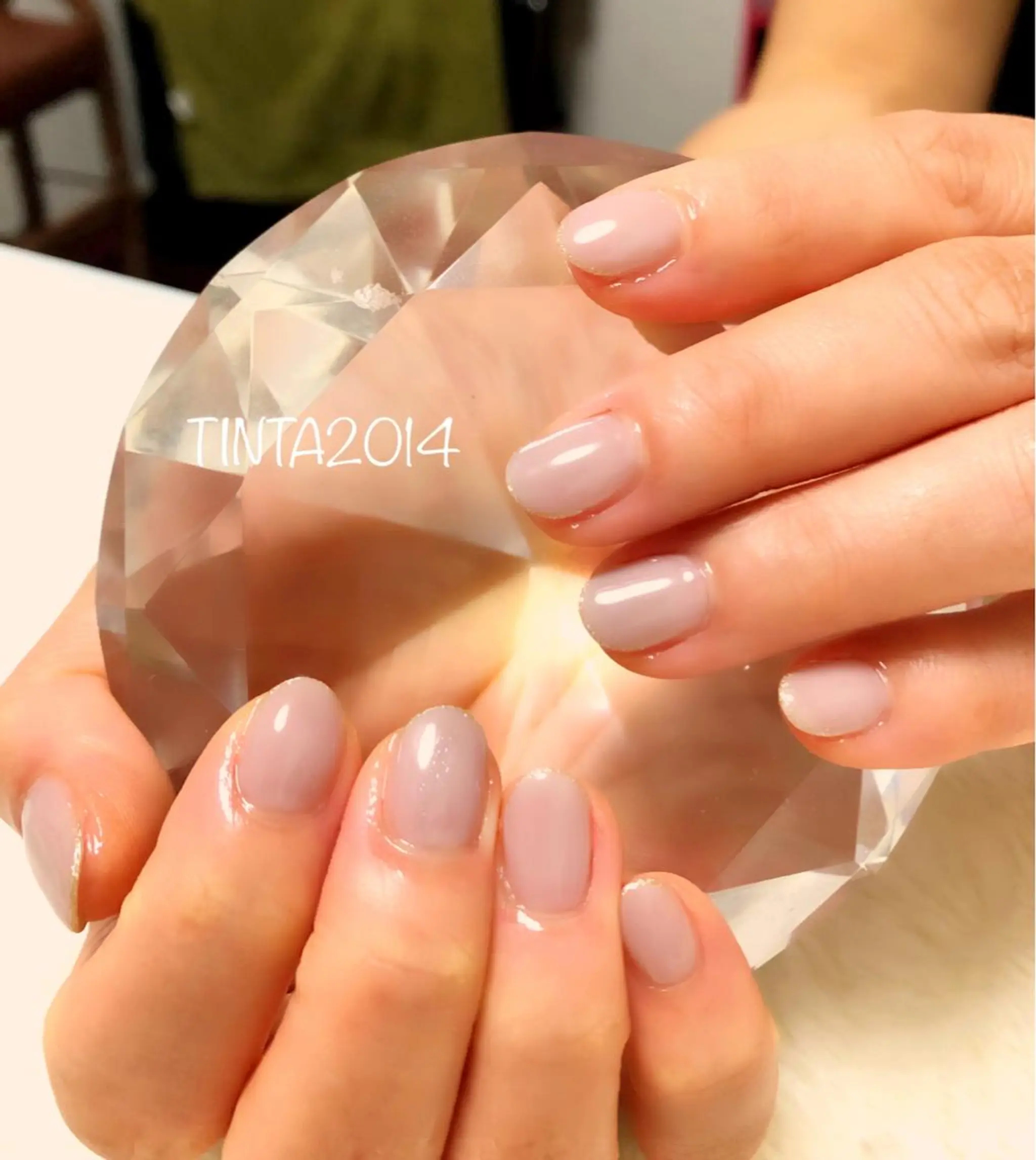 ネイル ラメ(グリッター) ワンカラーネイル ネイルサロン ティンタ所属・馬場 典子のネイルデザイン