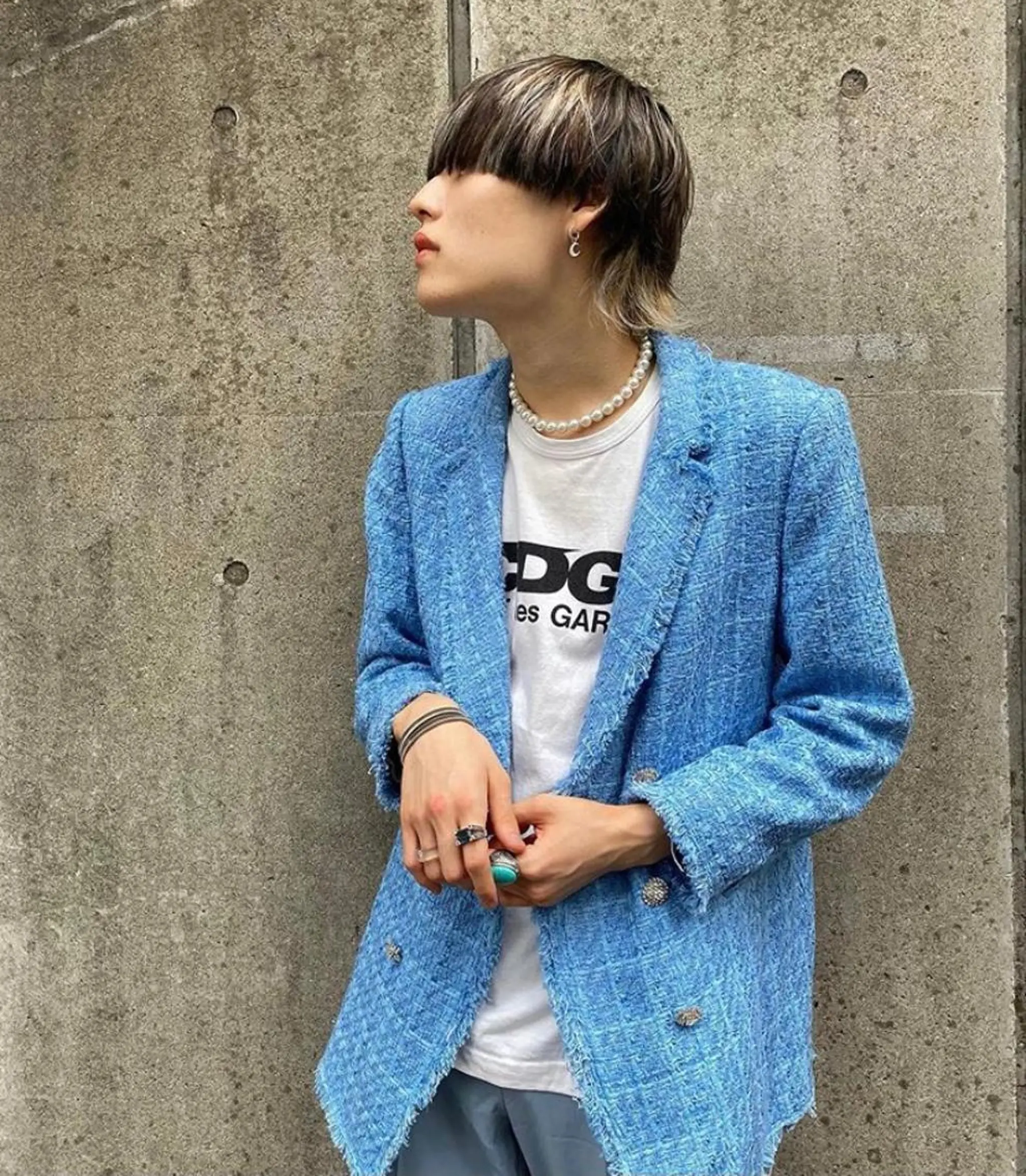 ショート 韓国風🇰🇷うる艶 レイヤー/海青🫧のヘアスタイル