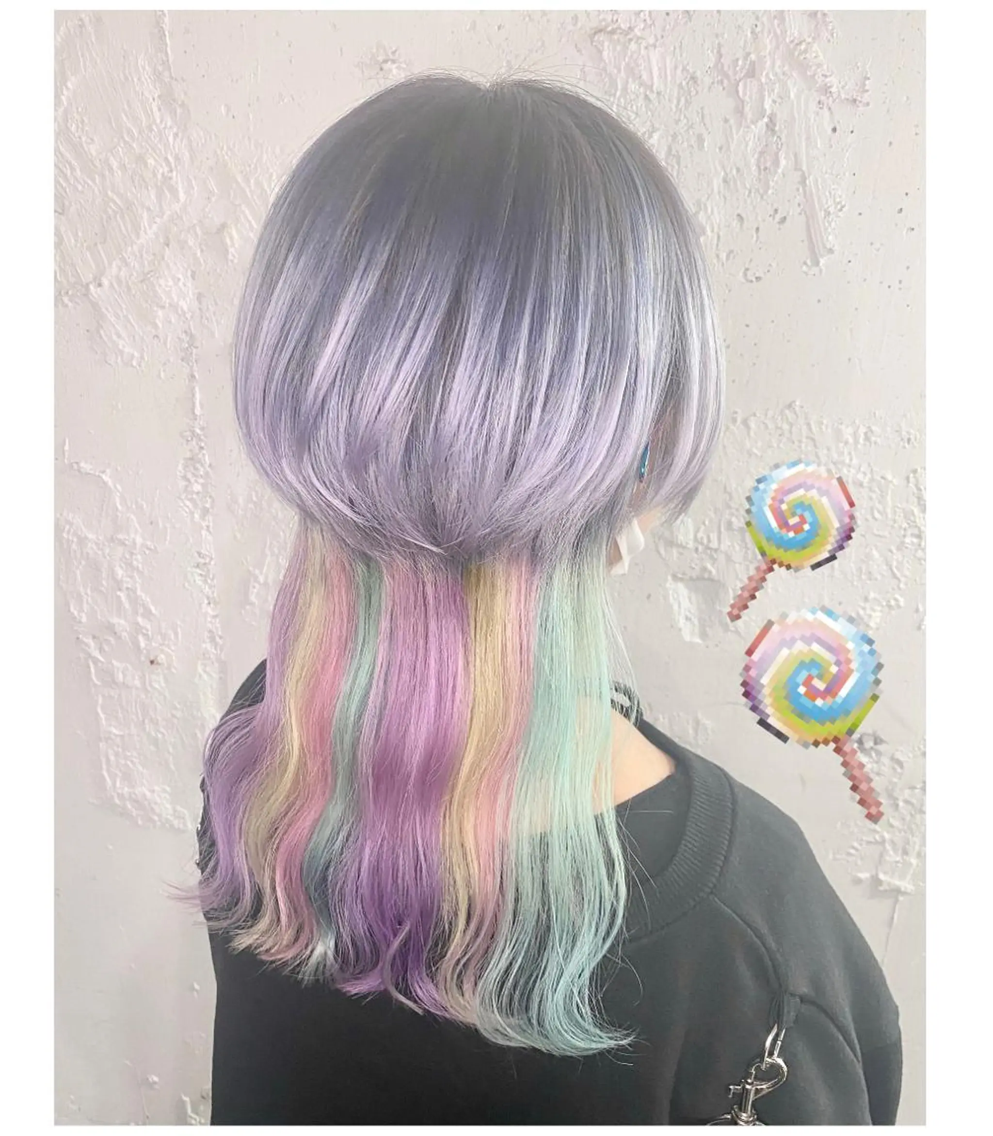 ショート カラー TSUNO🦖 派手髪/オタク美容師のヘアスタイル