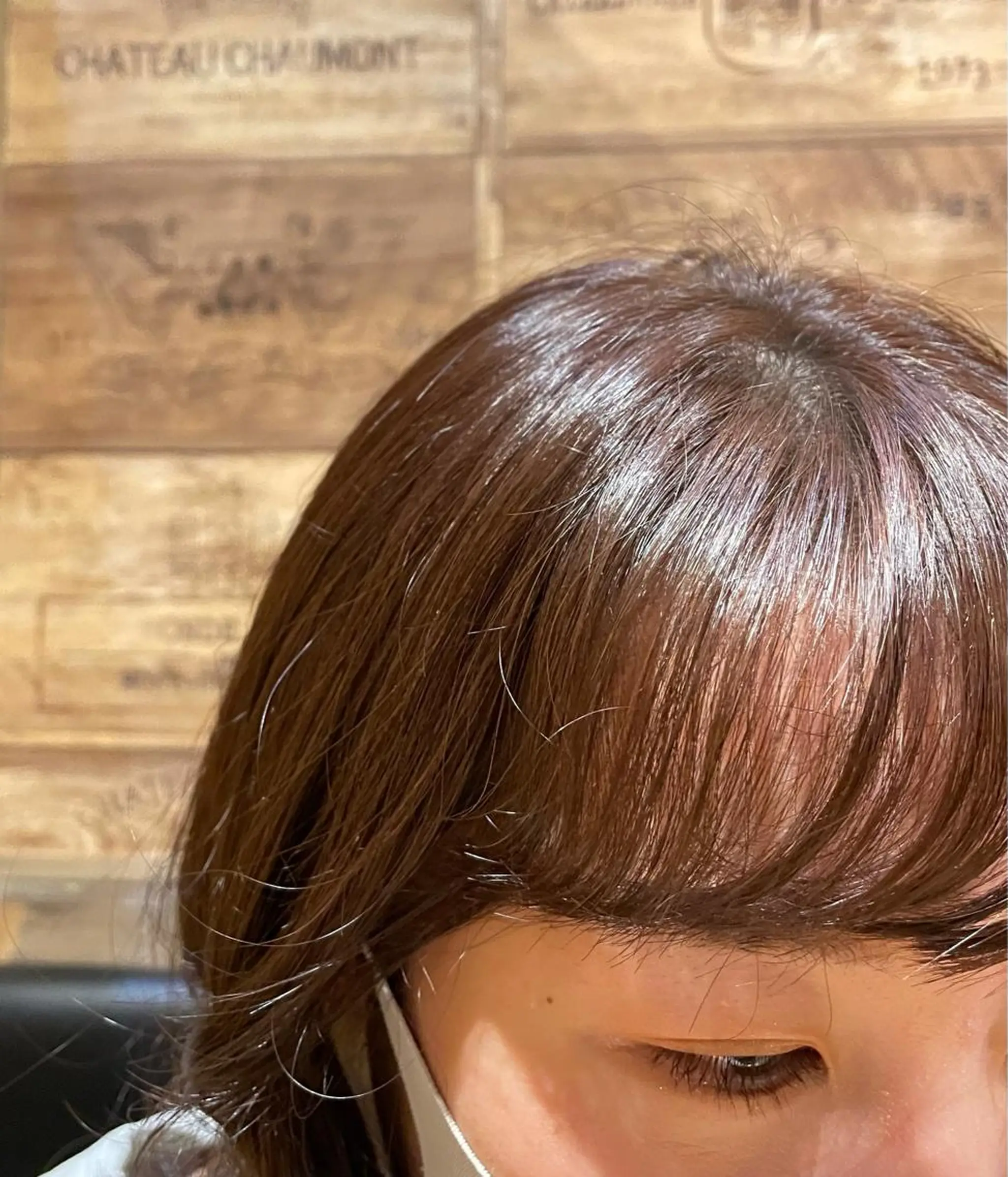 ミディアム カラー ベージュカラー ヘアカラー トリートメント 【ピンク/韓国ヘア/ ヘアセット】亜海のヘアスタイル