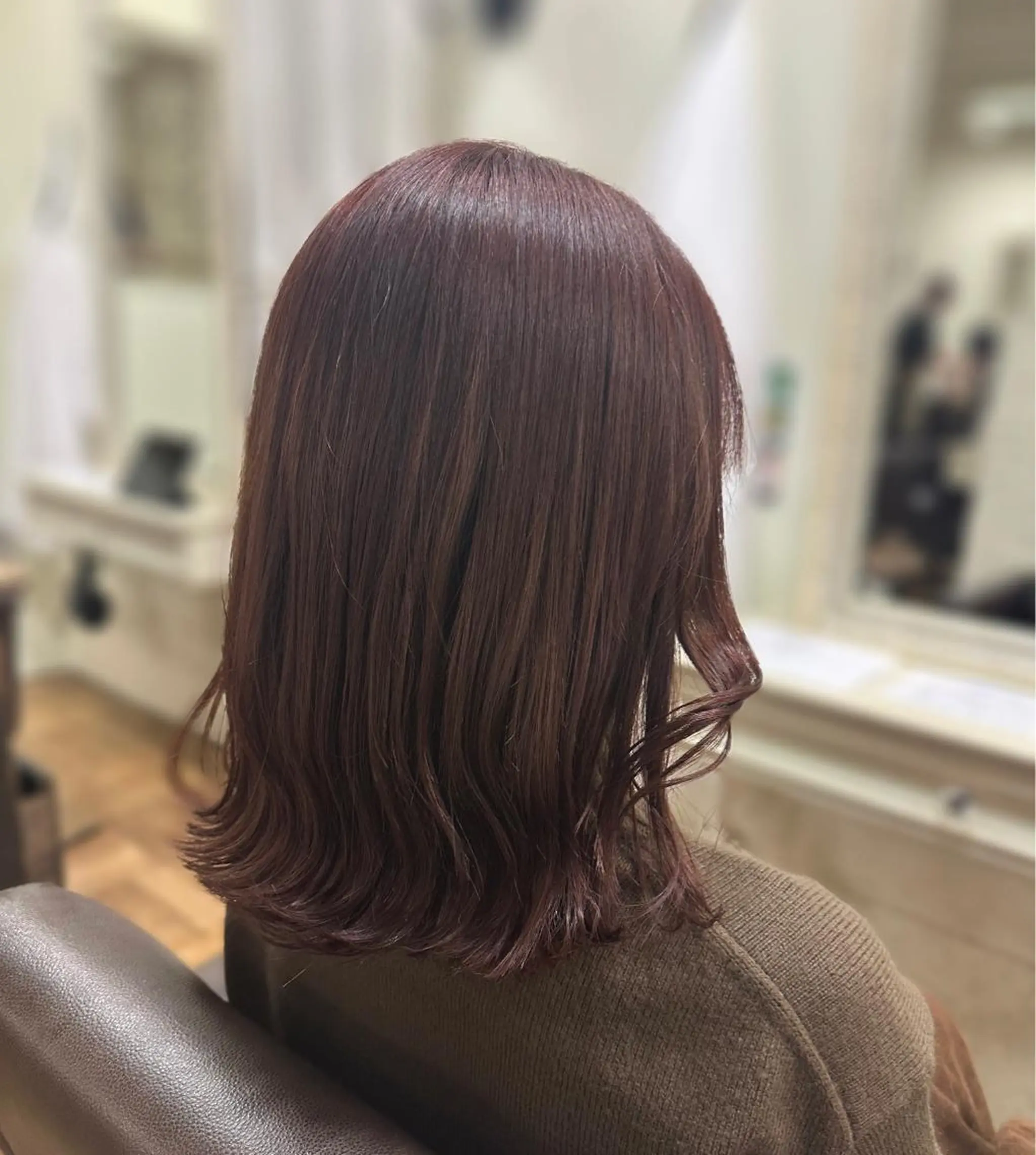 ミディアム 久田 知奈梨のヘアスタイル