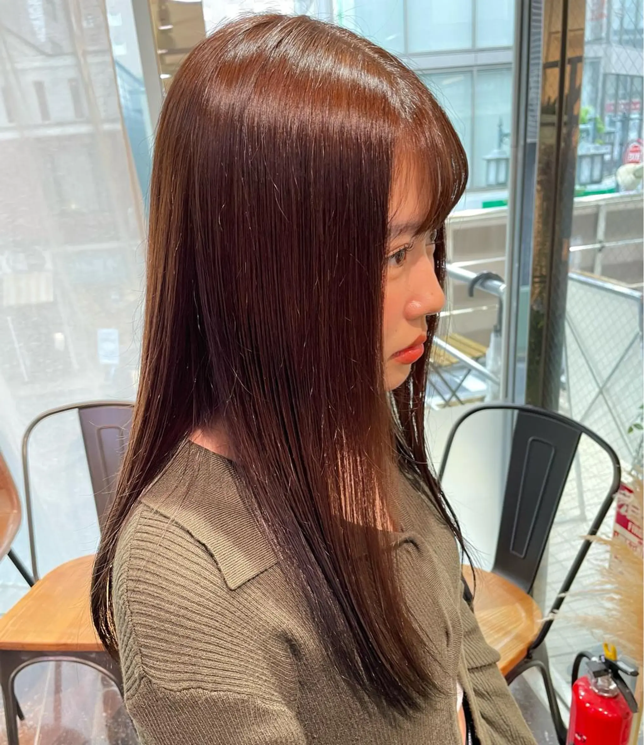 ロング カラー ブリーチ ケアブリーチ ダブルカラー イヤリングカラー ハイトーンカラー ‪るか/‪透明感 カラー/アレンジのヘアスタイル