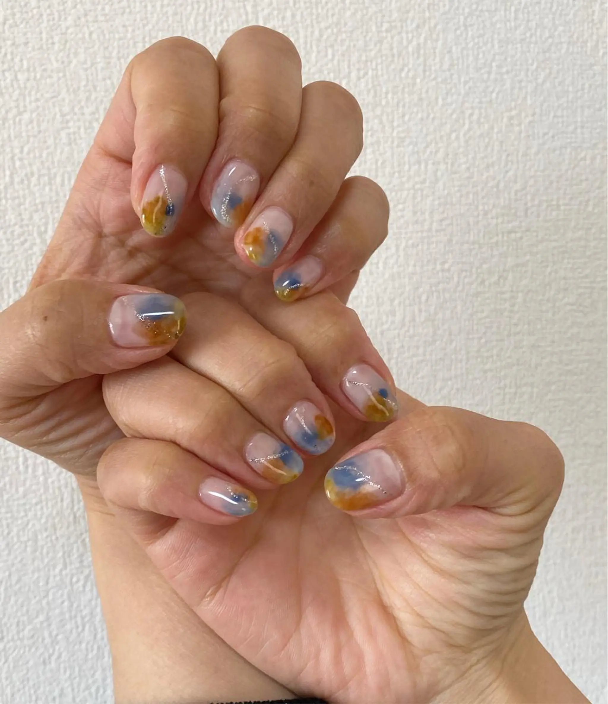 ネイル ニュアンスネイル ハンドネイル 自宅サロン FeelFreeのマツエク・マツパデザイン