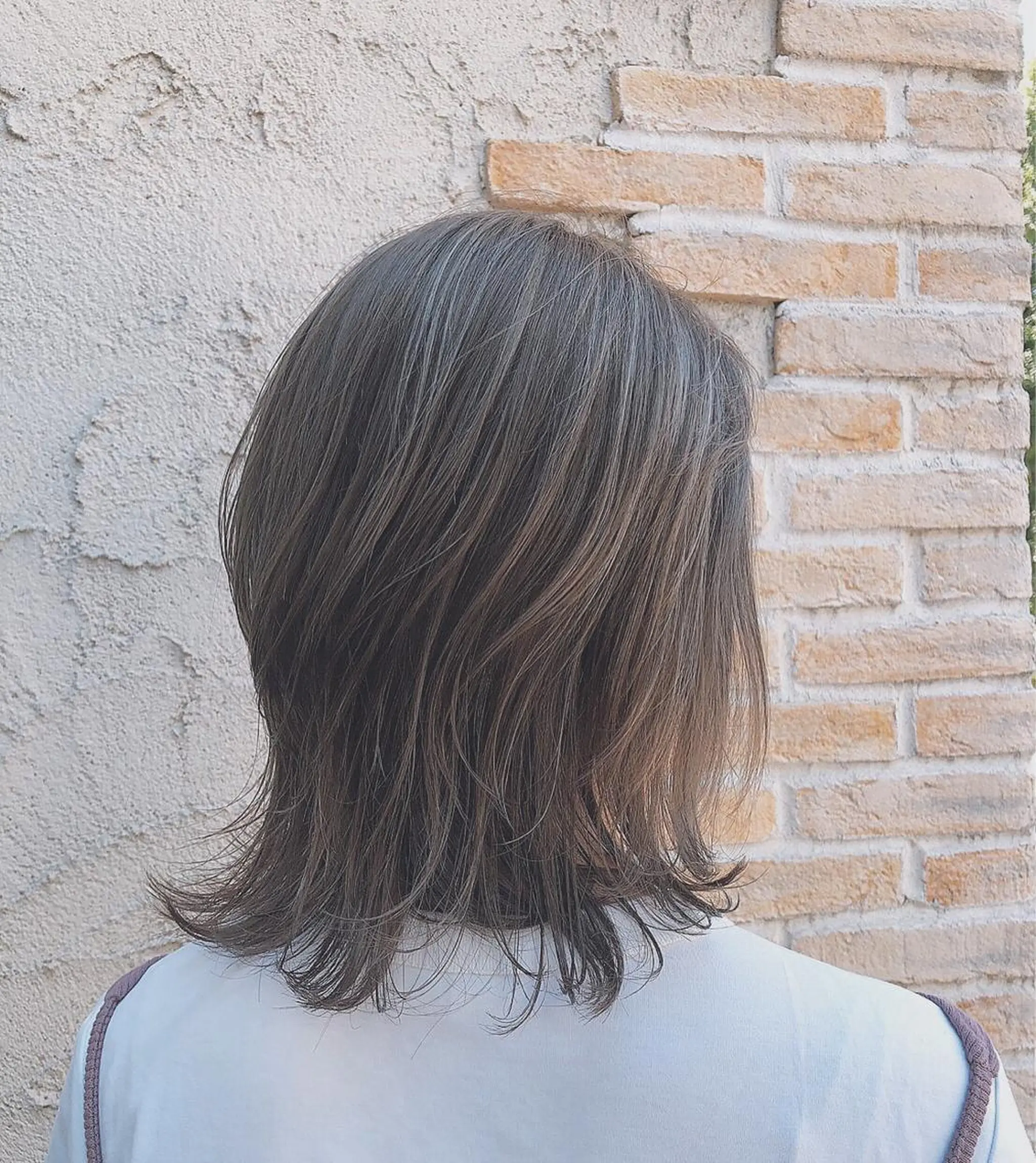 ミディアム ボブ ハイライト ウルフカット 🌿ニュアンス/髪質 改善🌿Fukudaのヘアスタイル