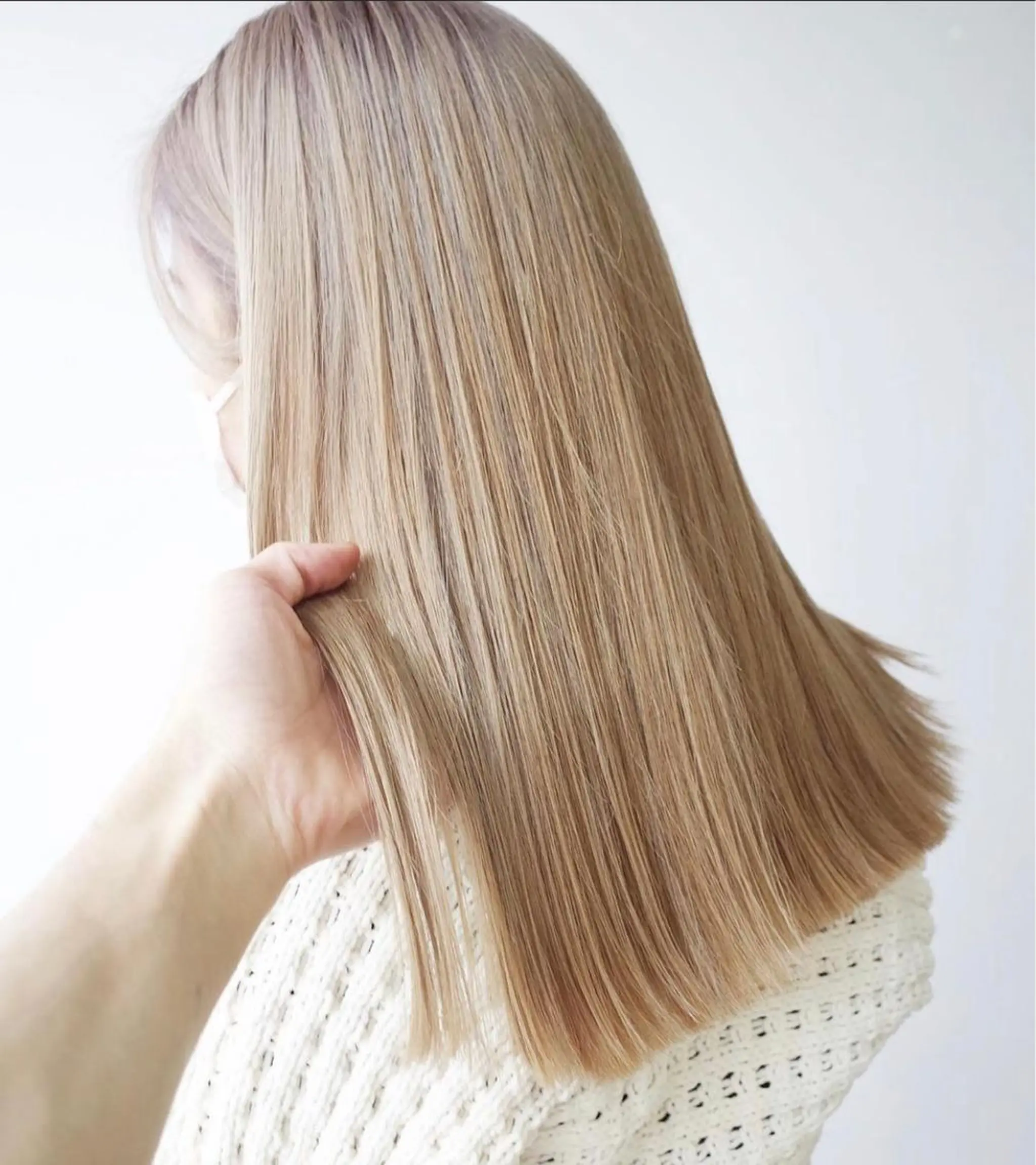 ミディアム カラー ハイトーンカラー キタダ ヒロキのヘアスタイル