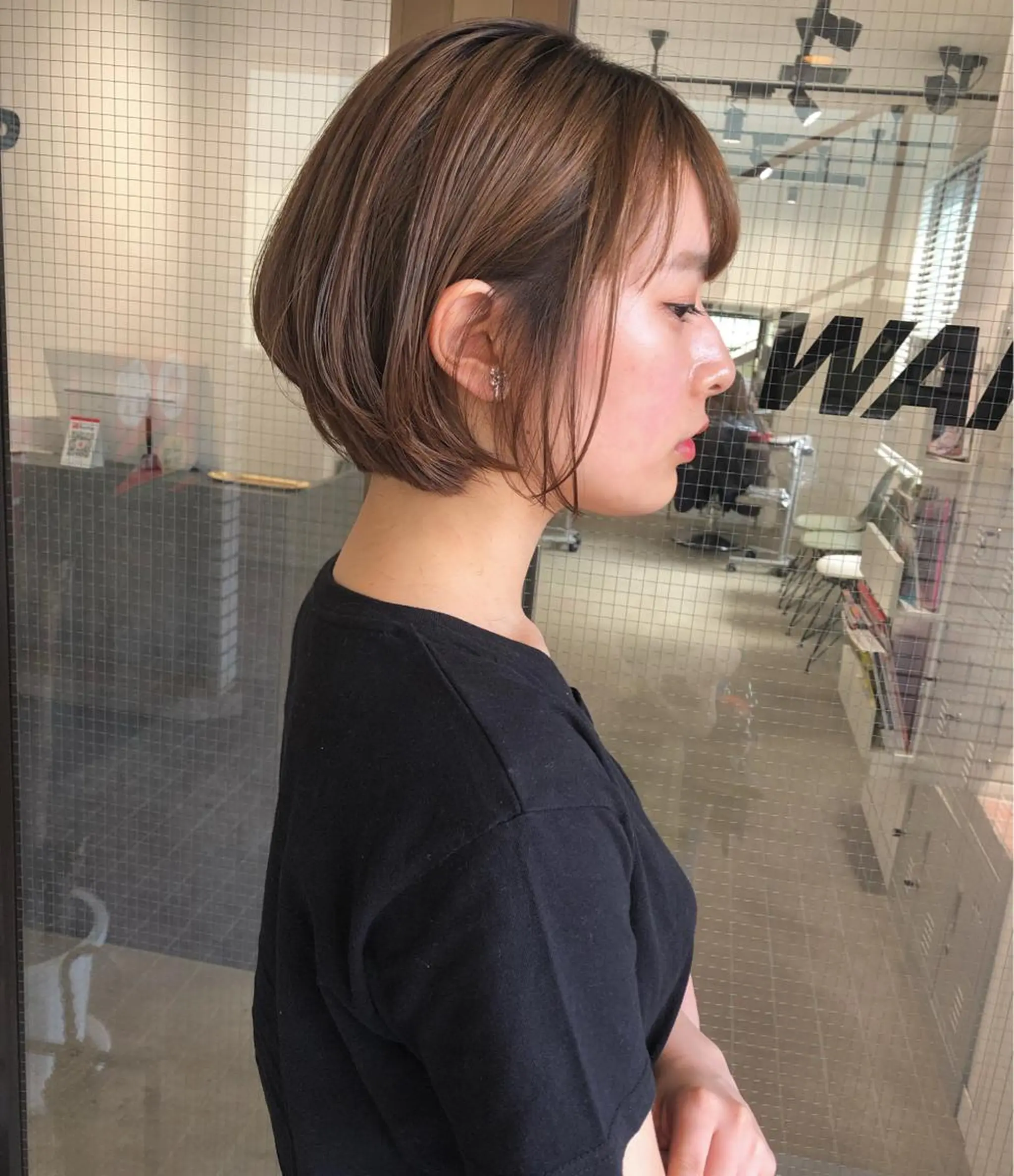 ショート カラー 切りっぱなしボブ ショートボブ ボブ ショートヘア カット 2nd所属・🤍2nd🤍田所 美希のヘアスタイル