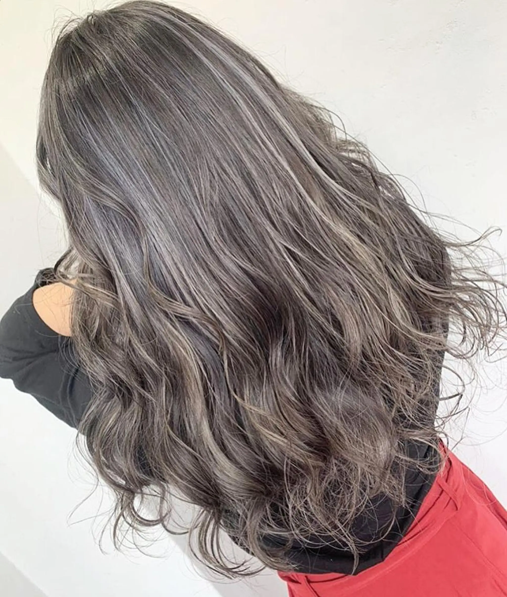 ロング カラー パーマ カット ヘアカラー ブリーチ毛縮毛矯正 👑山口のヘアスタイル