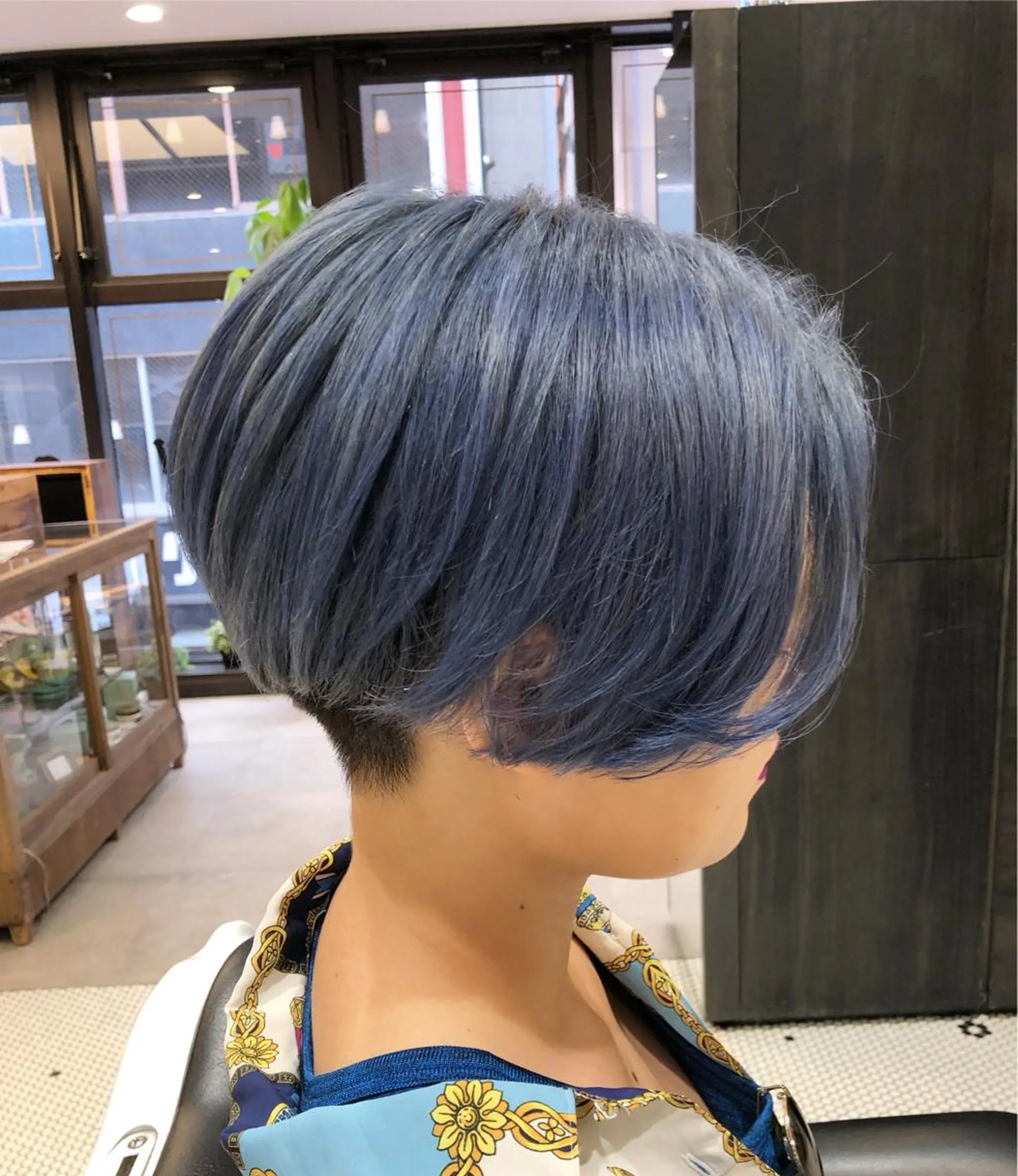 ショート カラー カット無料/髪質改善 髪質根本改善/艶髪のヘアスタイル