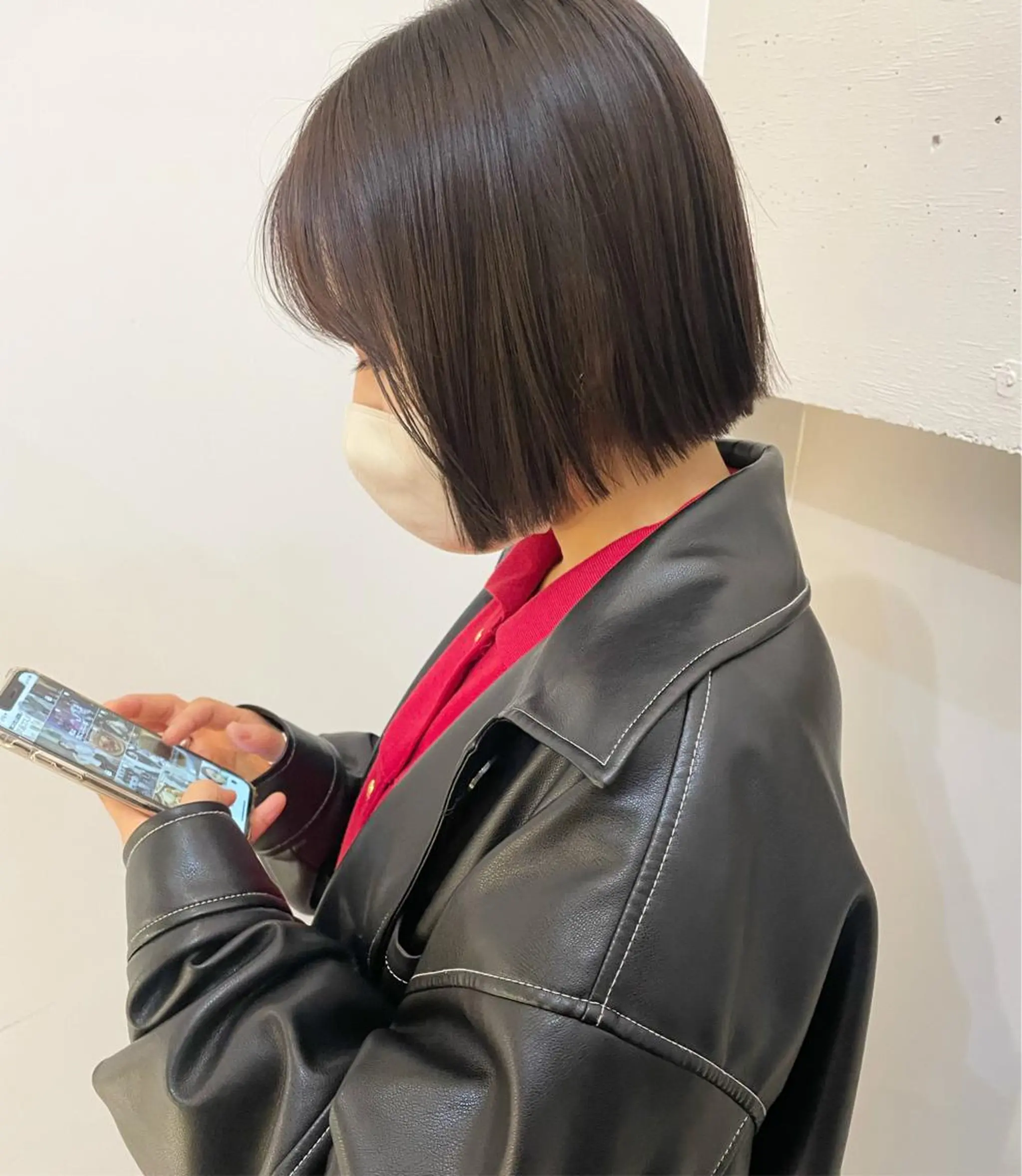 ショート ボブ ブリーチ/miinaのヘアスタイル