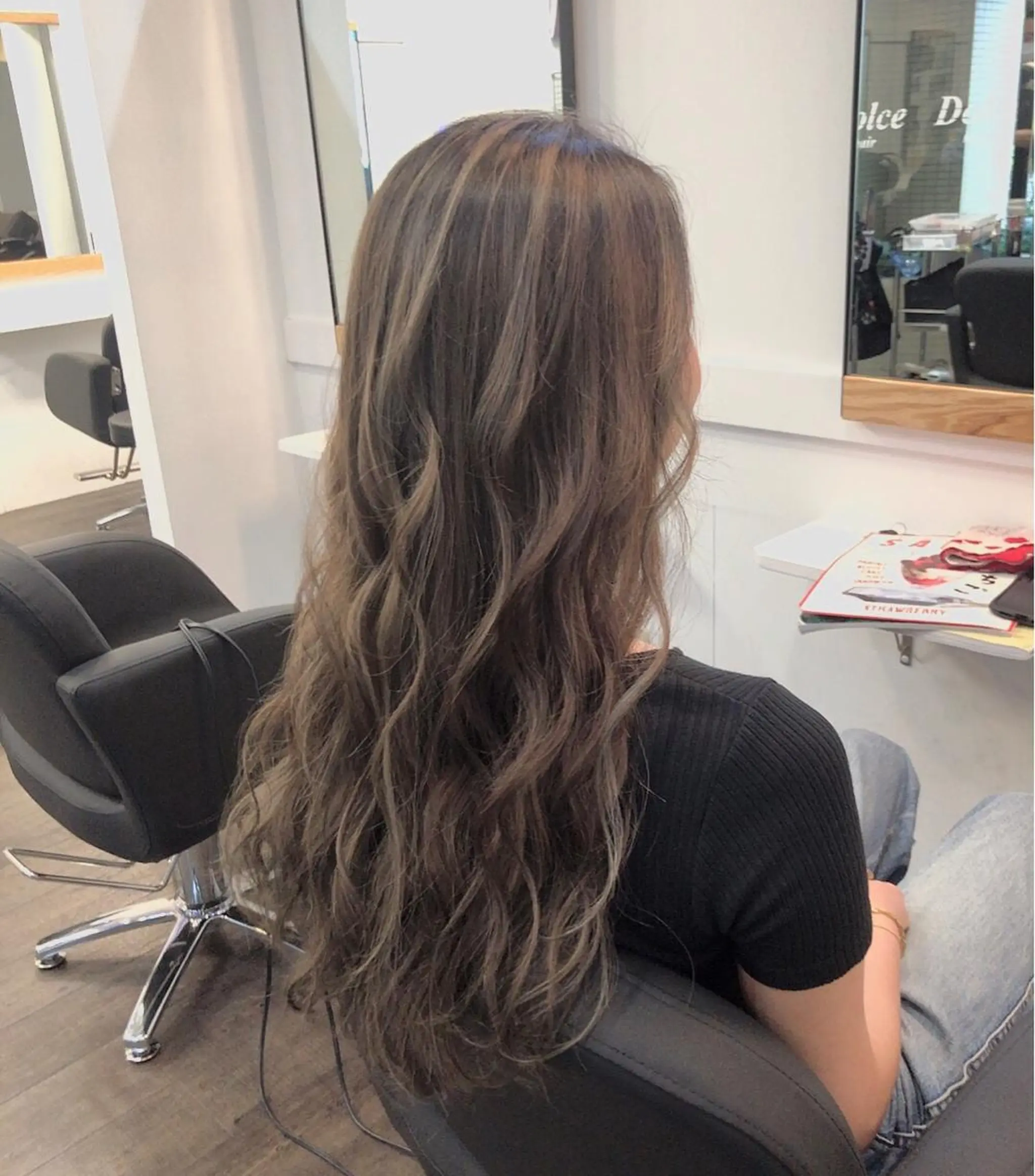 ロング カット ヘアカラー トリートメント Dolce　梅田所属・城領 直輝のヘアスタイル