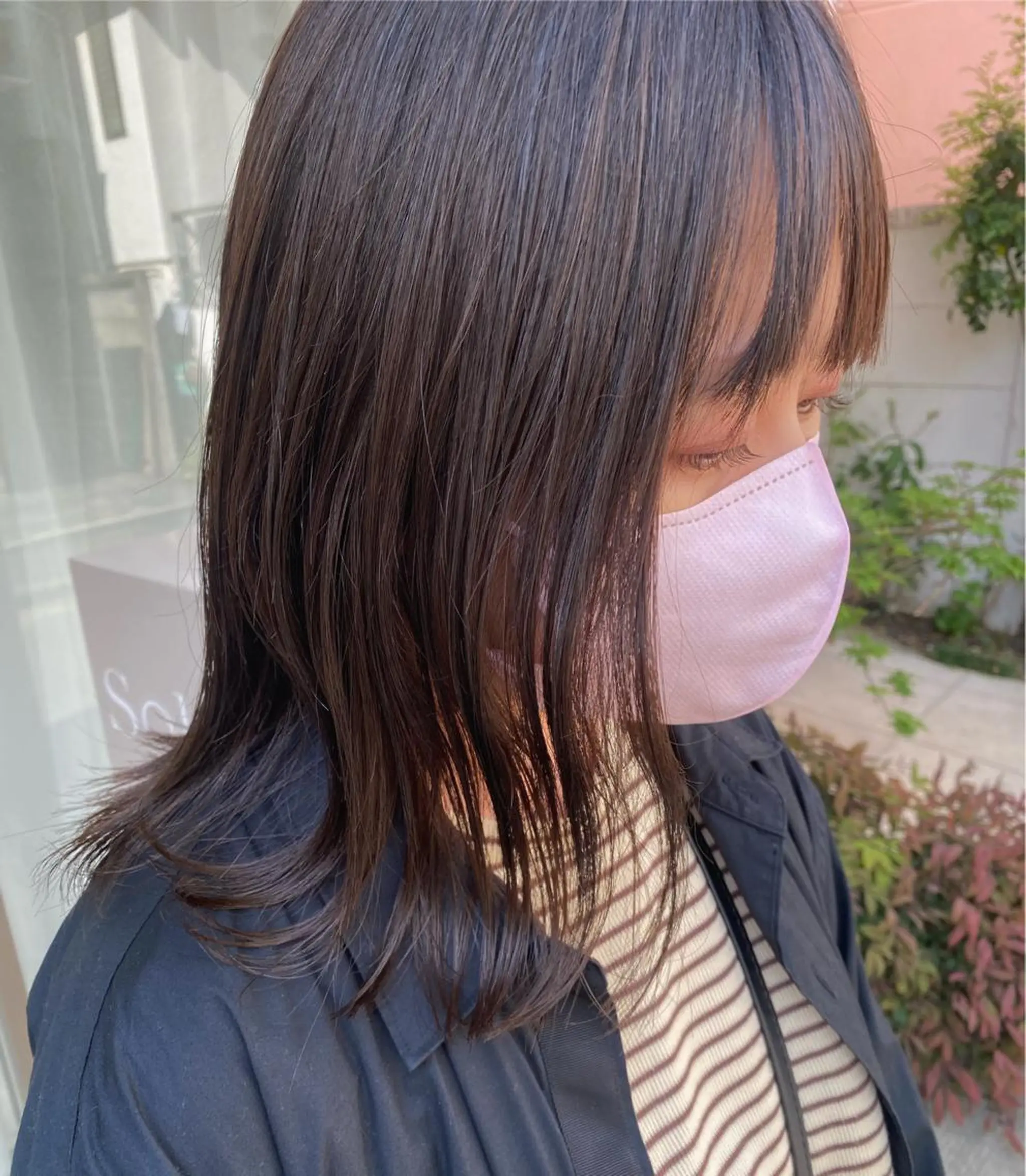 ミディアム カラー ベージュカラー ショコラベージュ グレージュ/レイヤー /韓国ヘア/RISAのヘアスタイル