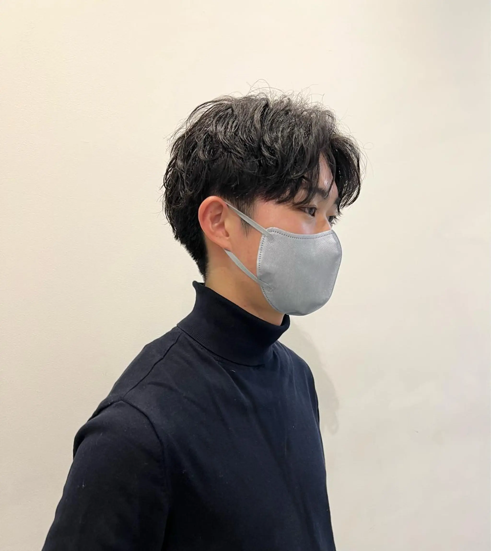 パーマ メンズ センターパート 吉川 陽菜のヘアスタイル