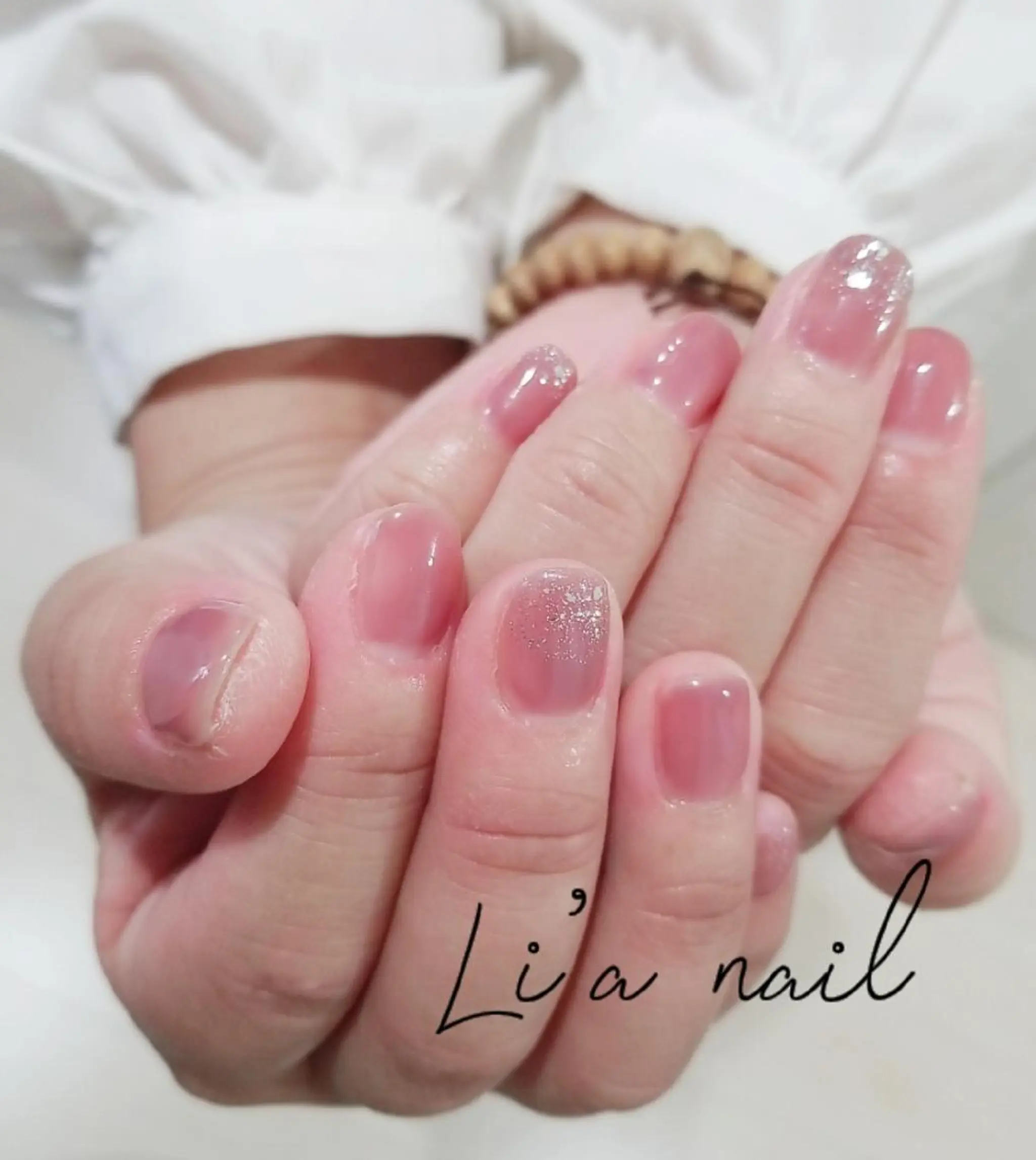ネイル ワンカラーネイル Li'a  nailのネイルデザイン