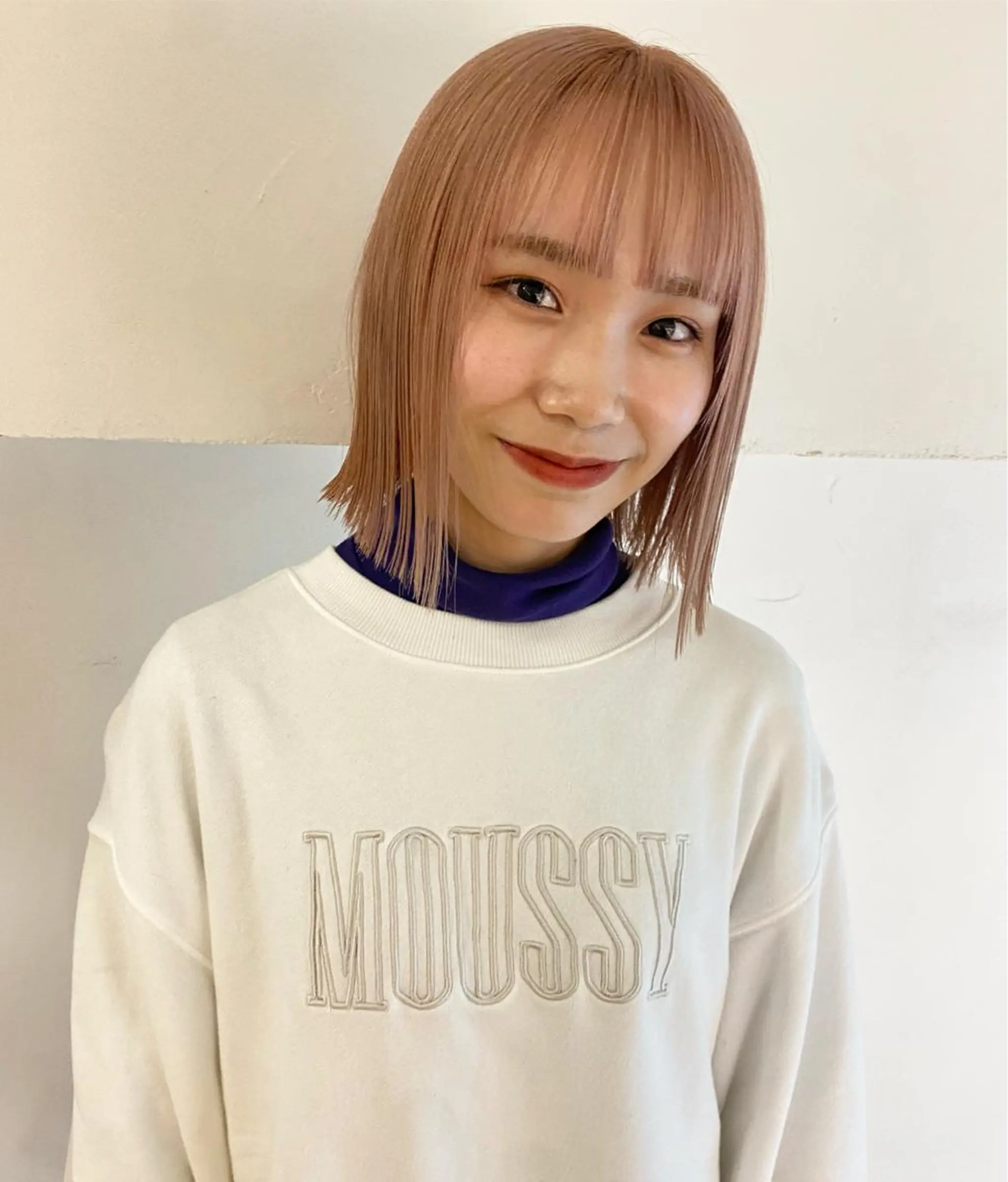 ショート カラー 顔周りカット/透明感 カラー✂️MEIのヘアスタイル
