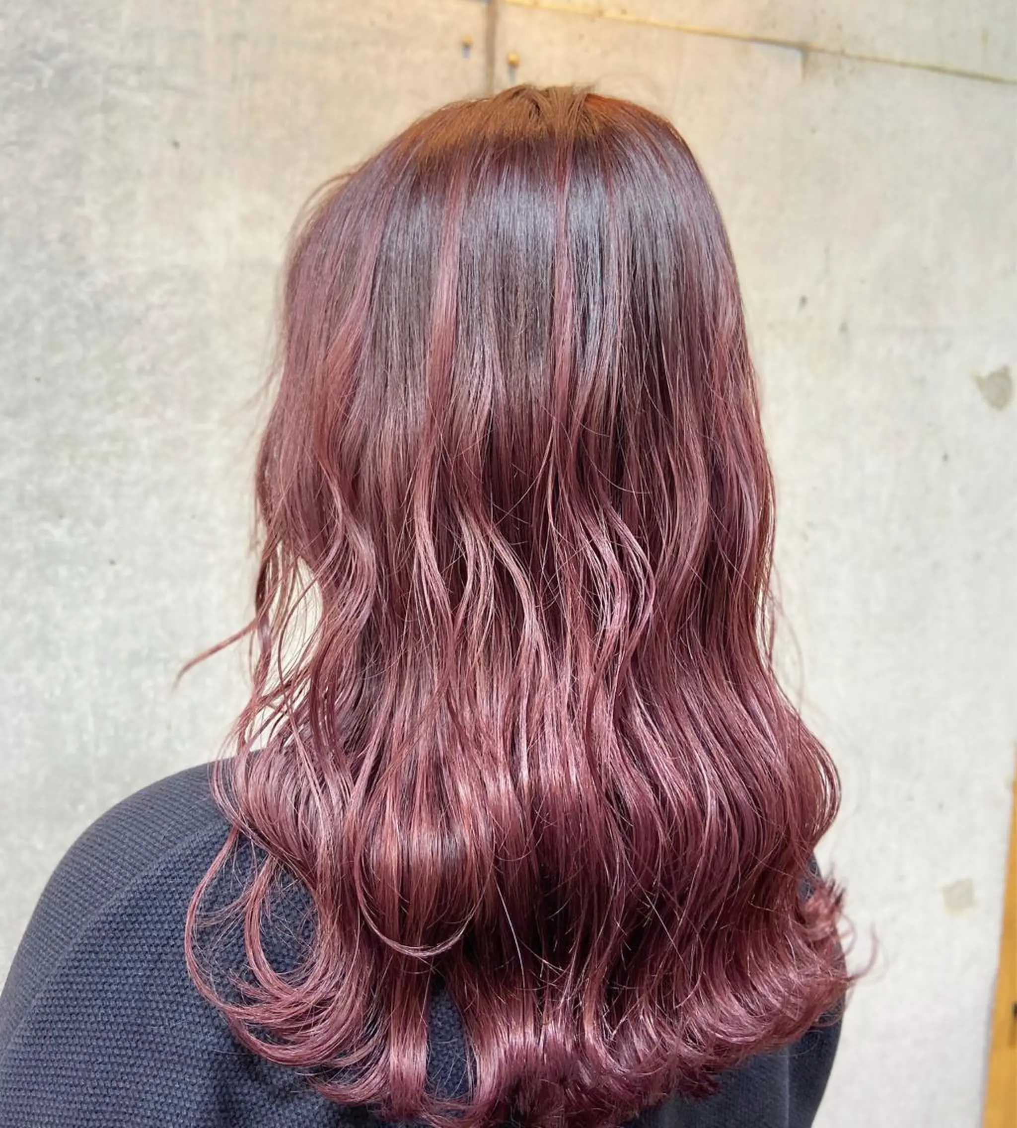 ロング カラー レッドカラー 暗髪/艶髪/Ono .のヘアスタイル